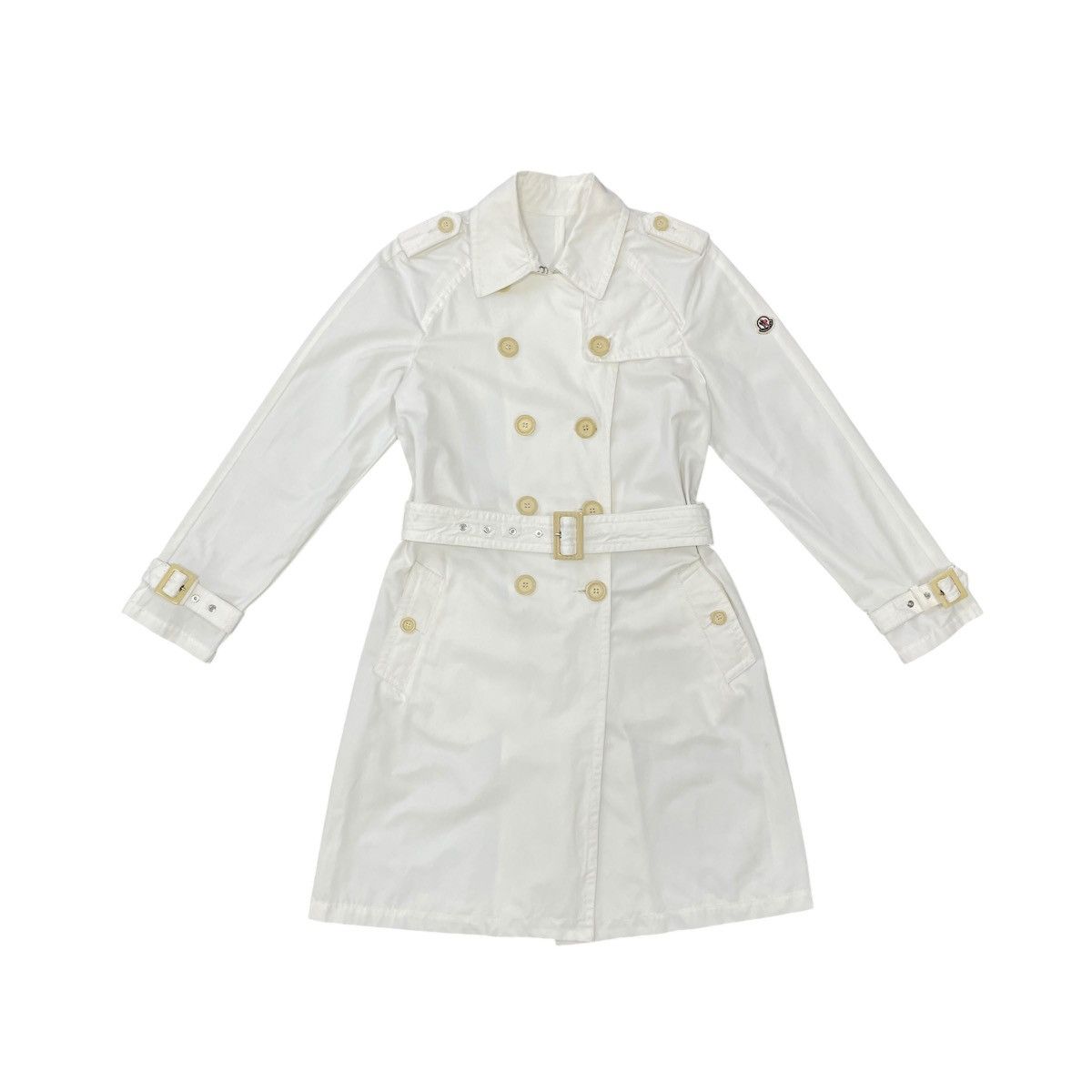 Moncler Authentic Moncler Women Trench Coat Size 2 (M) Size M / US 6-8 / IT 42-44 - 1 Thumbnail