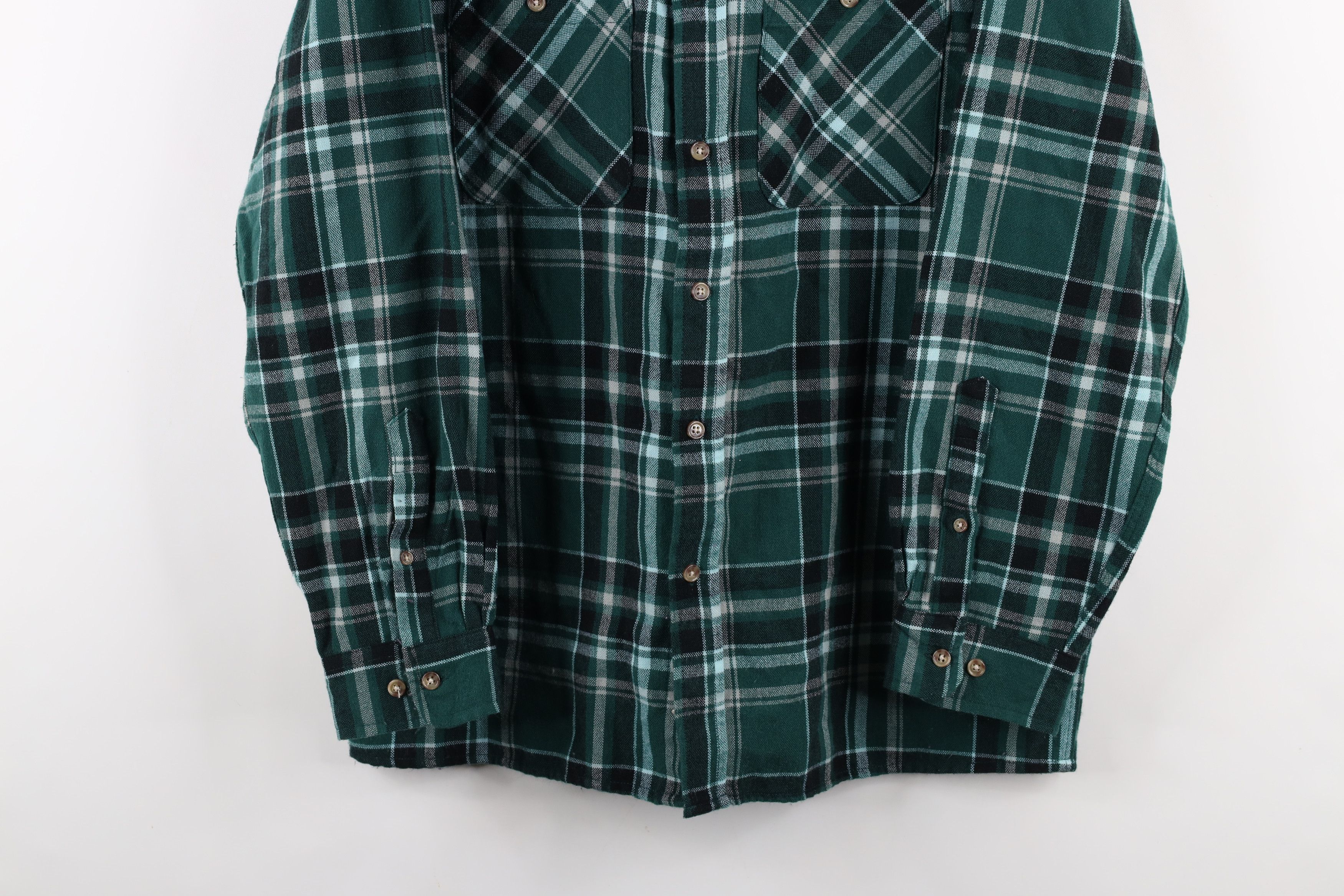 Vintage Vintage 90s Streetwear Double Pocket Collared Button Shirt Size US M / EU 48-50 / 2 - 3 Thumbnail