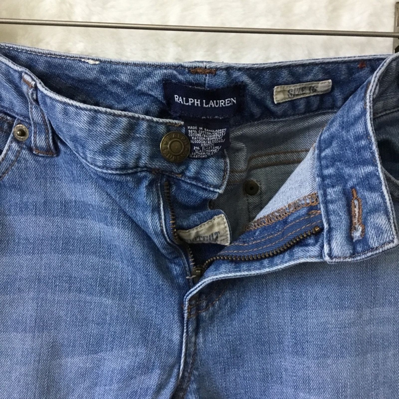 Ralph Lauren Ralph Lauren Light Blue Girl Bootcut Jeans Size 38" / US 16 / IT 52 - 13 Thumbnail