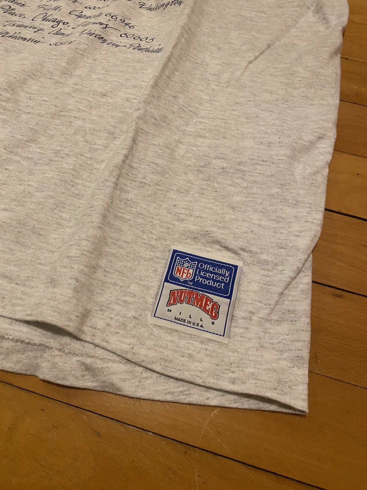 Nutmeg × Vintage Chicago Bears nutmeg T Shirt Size US XL / EU 56 / 4 - 3 Thumbnail