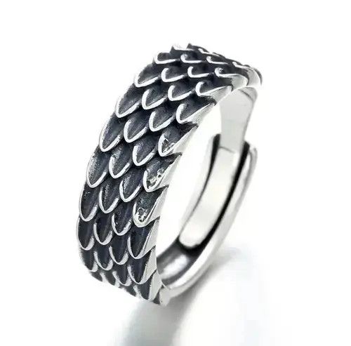 VIBE Resizeable Dragon Scale Rings Size ONE SIZE - 2 Thumbnail