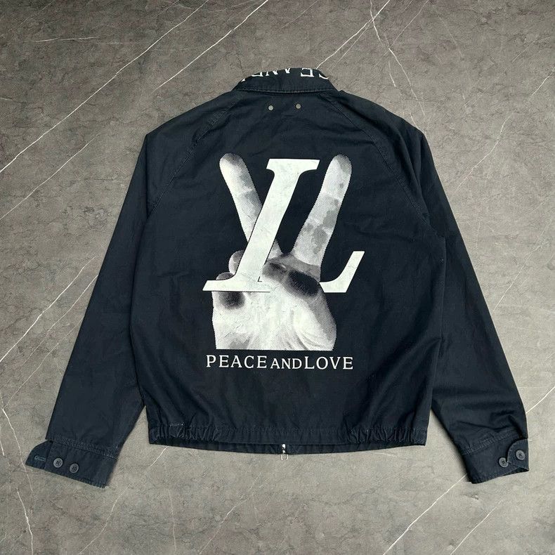 Louis Vuitton Louis Vuitton Love Peace Victory Jacket-2506 Size L / US 10 / IT 46 - 4 Thumbnail