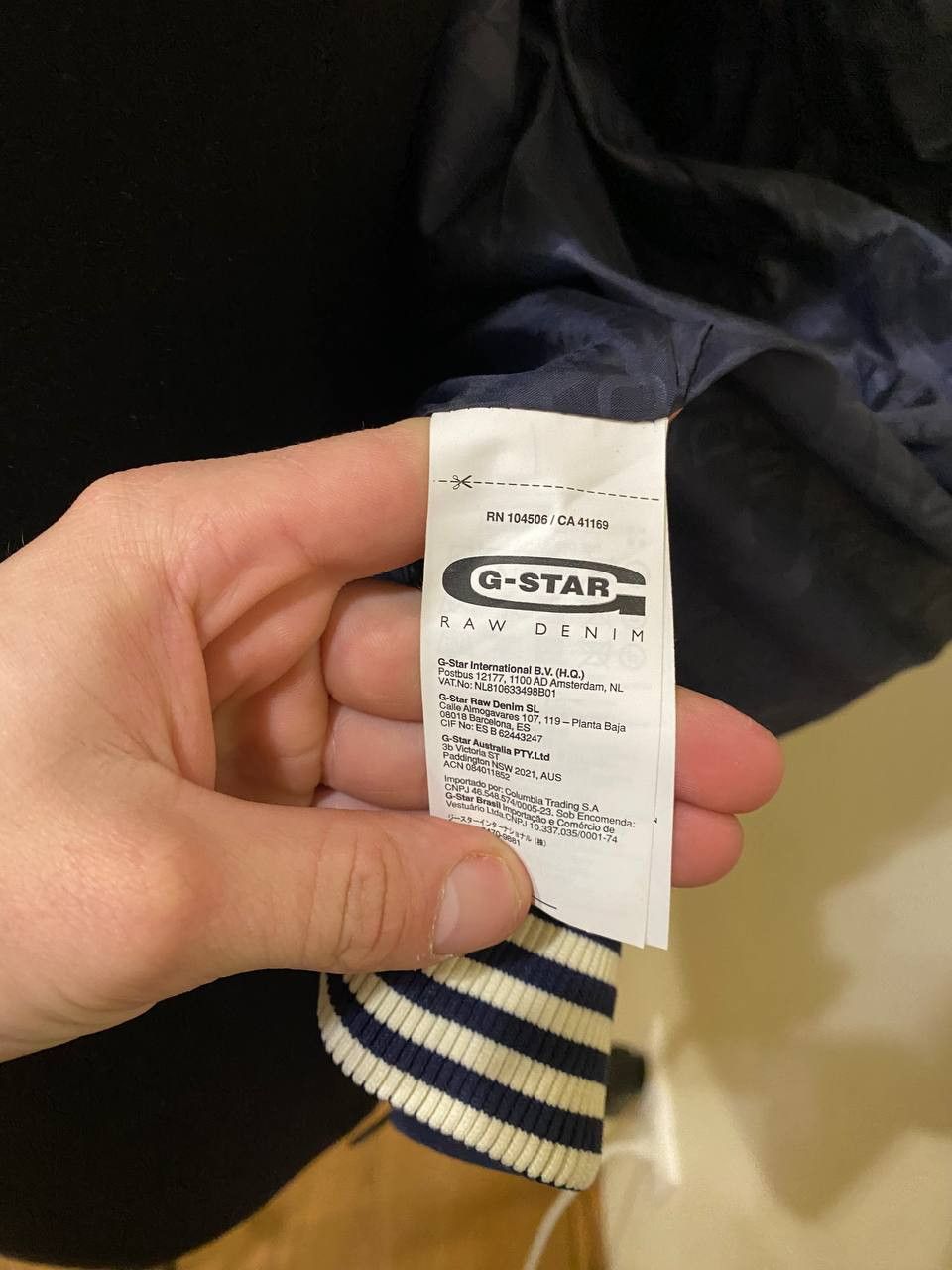 G-Star G-Star Raw jacket in navy blue Size L / US 10 / IT 46 - 9 Thumbnail