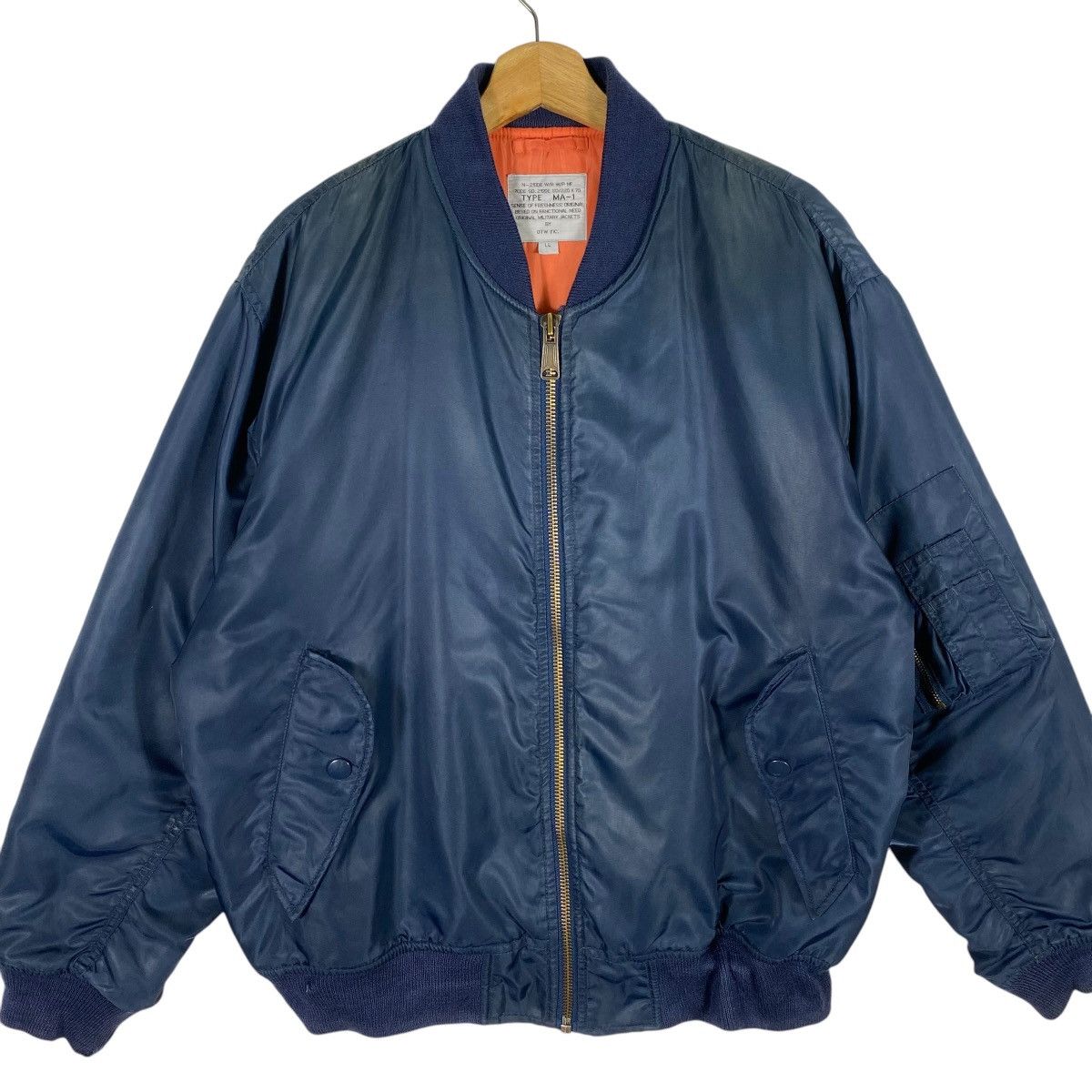 Other Type MA-1 Military Bomber Jacket L Size Navyblue Colour Size US L / EU 52-54 / 3 - 4 Thumbnail