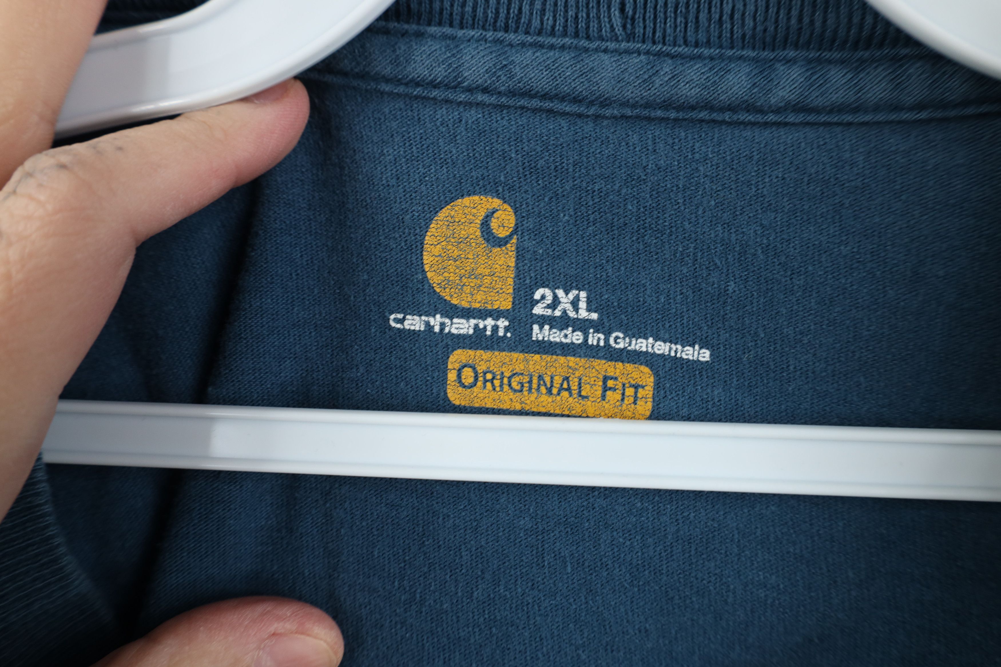Carhartt Vintage Y2K Carhartt Sun Faded Pocket Short Sleeve T-Shirt Size US XXL / EU 58 / 5 - 6 Thumbnail