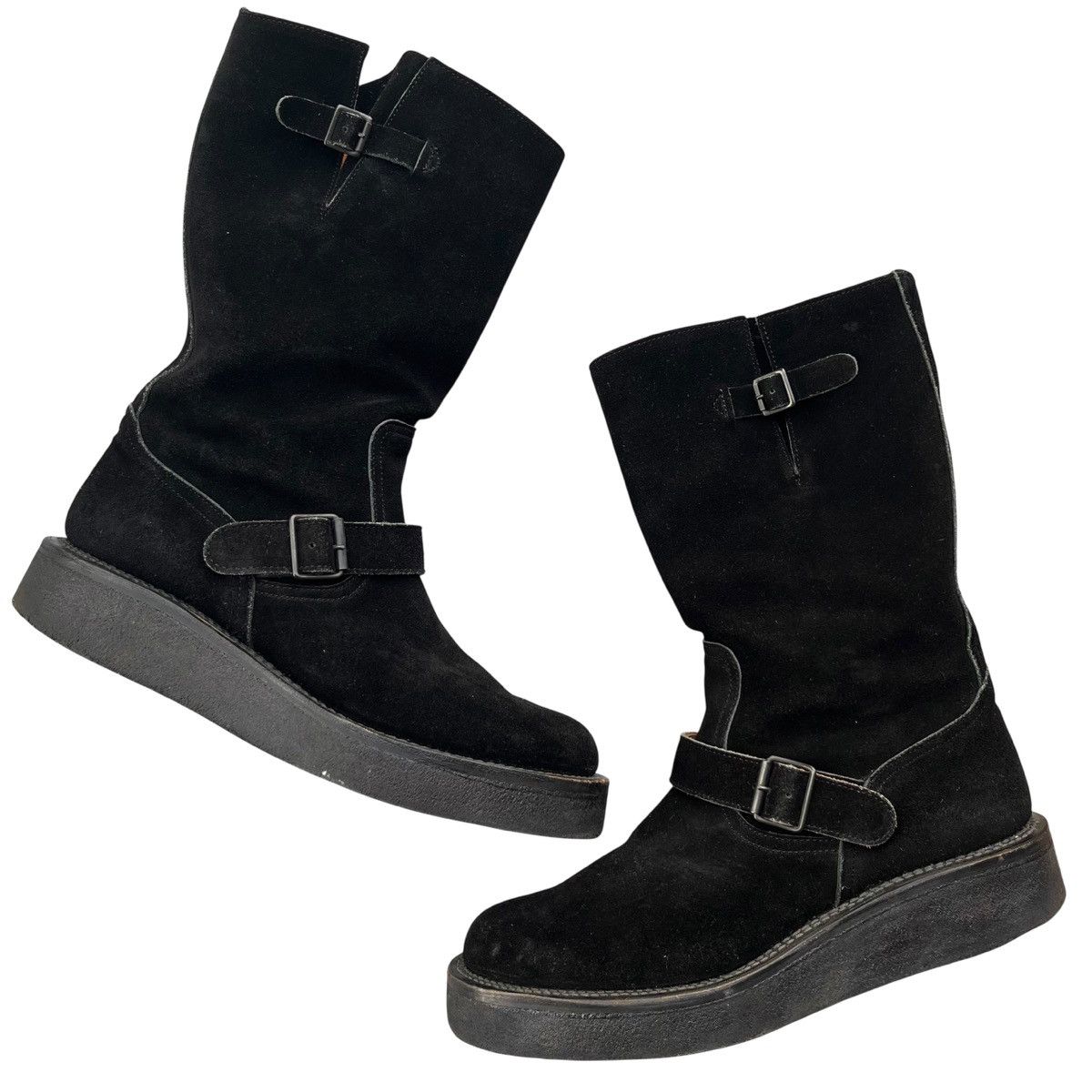 Number (N)ine AW05 Runway Engineer Boots Size US 8 / EU 41 - 4 Thumbnail
