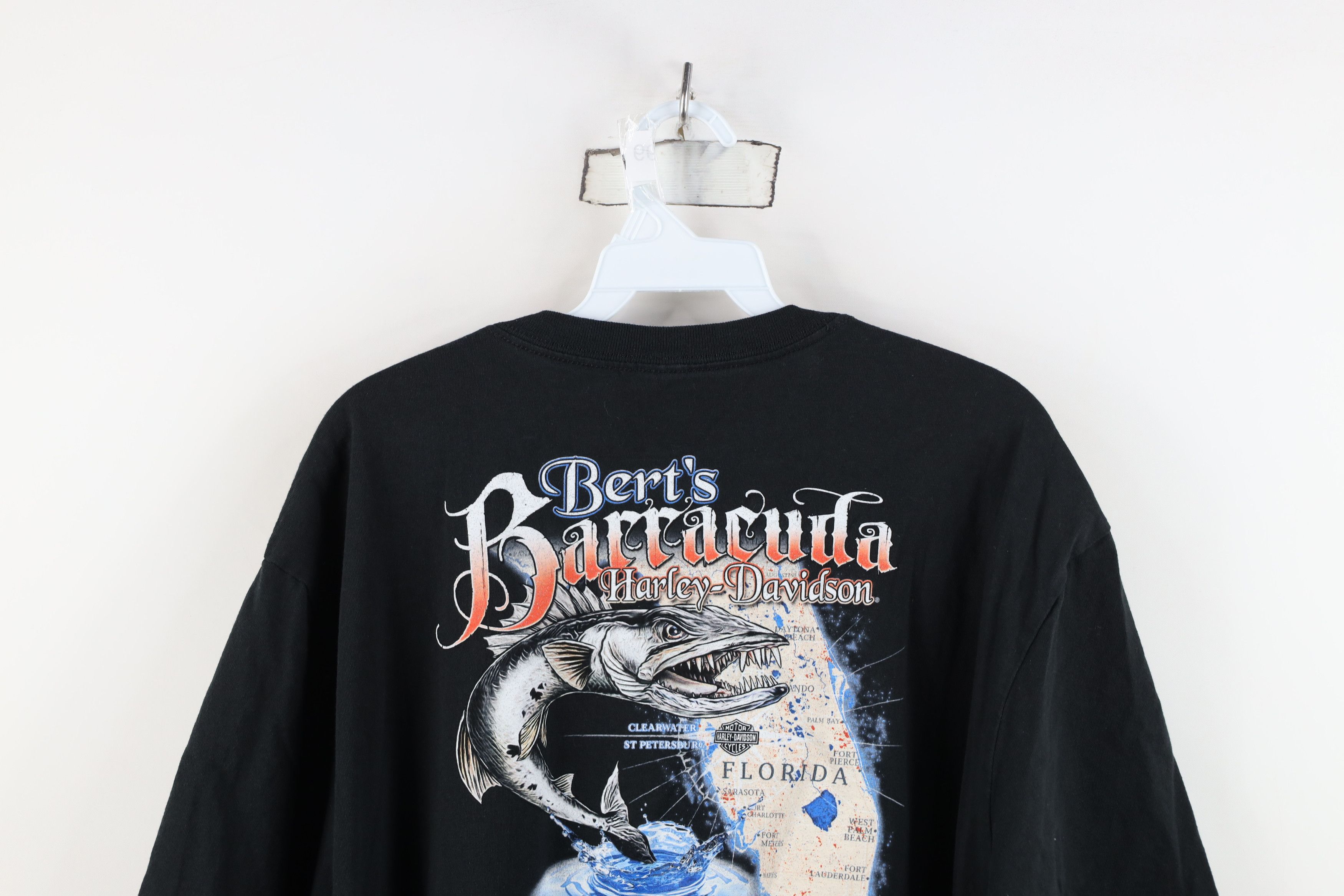 Harley Davidson Y2K Harley Davidson Spell Motorcycle Riding T-Shirt Black Size US XXL / EU 58 / 5 - 14 Thumbnail