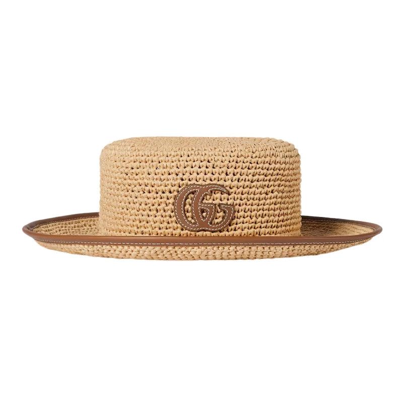 Gucci GUCCI Natural Straw Boater Hat New And Authentic Size ONE SIZE - 1 Thumbnail