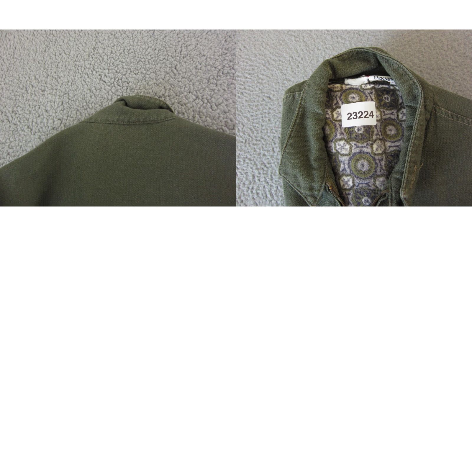 Vintage VINTAGE J. C. Penney Jacket Womens Large 16 Green Canvas Farmer Chose Full Zip Size XXL / US 16-18 / IT 52-54 - 9 Thumbnail
