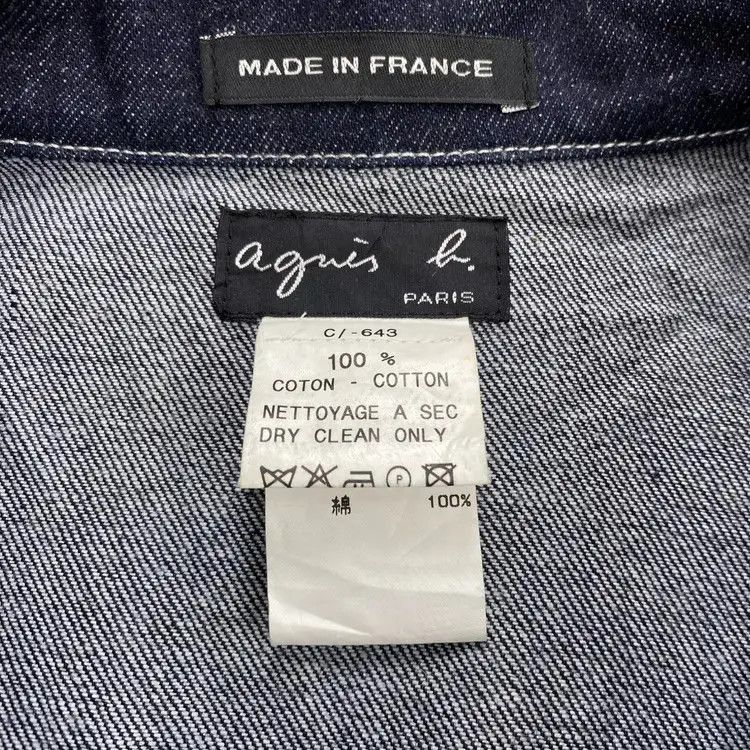 agnes b. Vintage Agnes B Indigo Denim Jackeg Size US M / EU 48-50 / 2 - 3 Thumbnail
