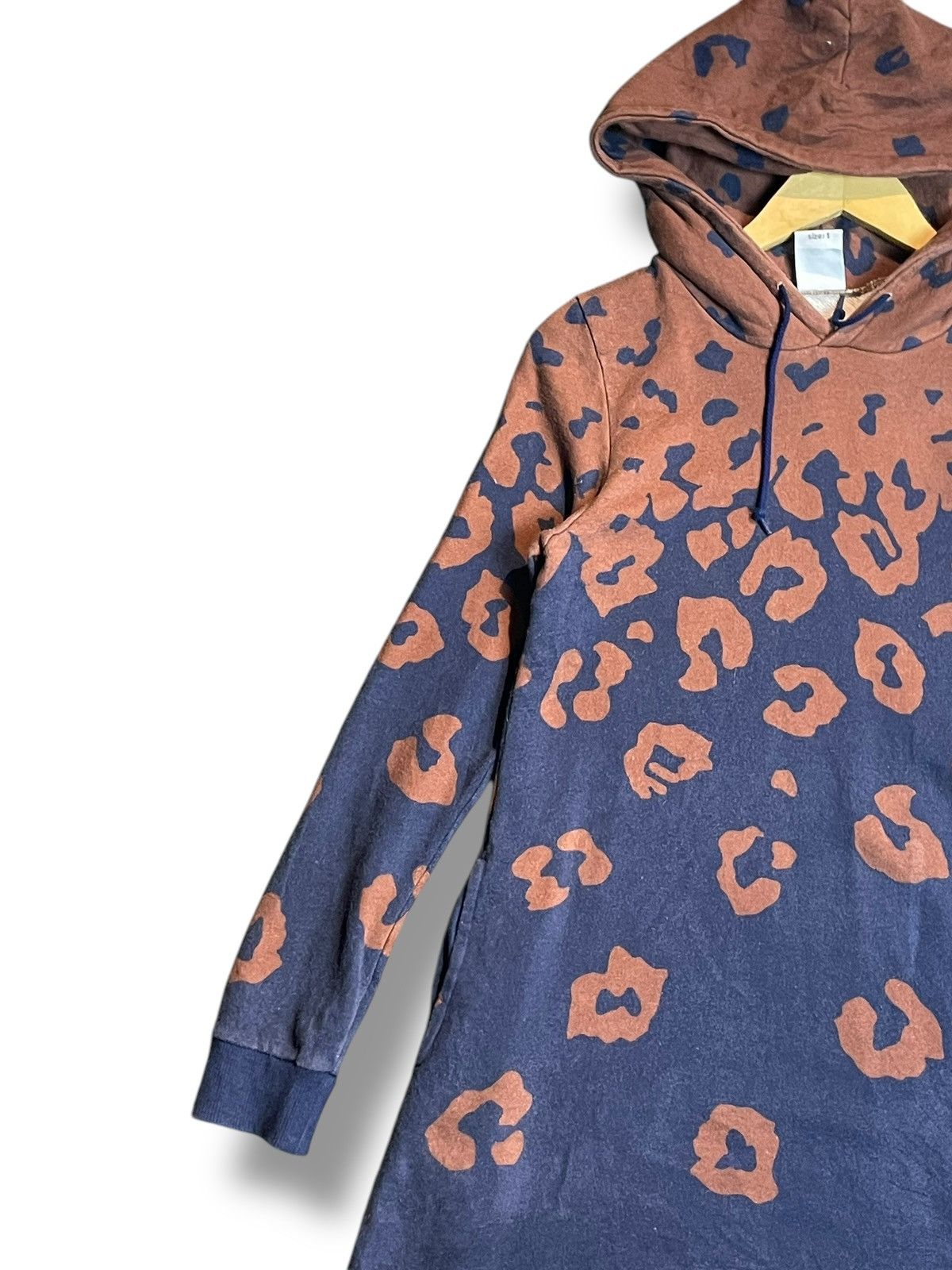 Japanese Brand × Vintage X-Girl Hooded Long Sleeves Leopard (29) Size US S / EU 44-46 / 1 - 2 Thumbnail