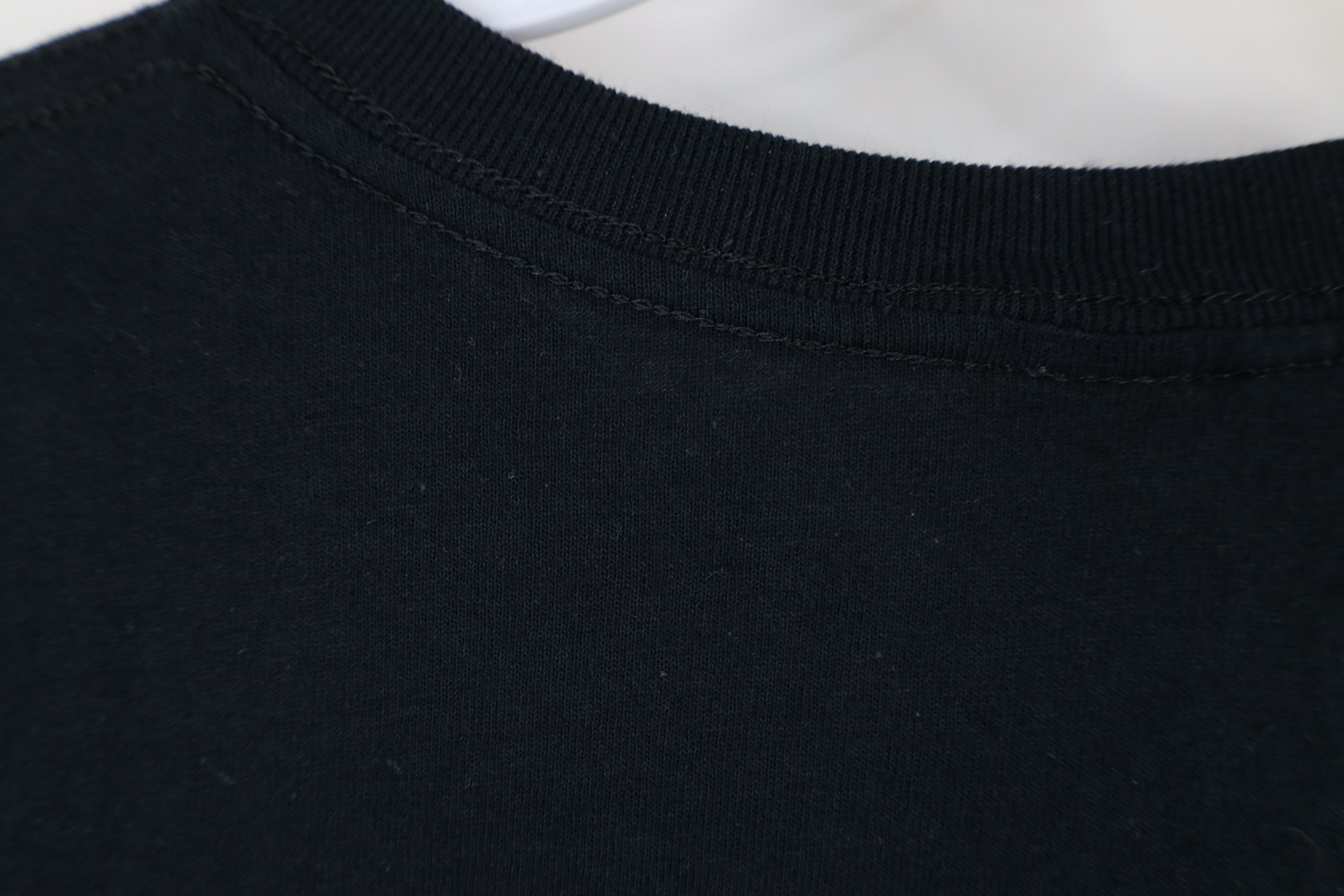 Vintage Vintage 90s Streetwear Heavyweight Cotton T-Shirt Black Size US XL / EU 56 / 4 - 7 Thumbnail