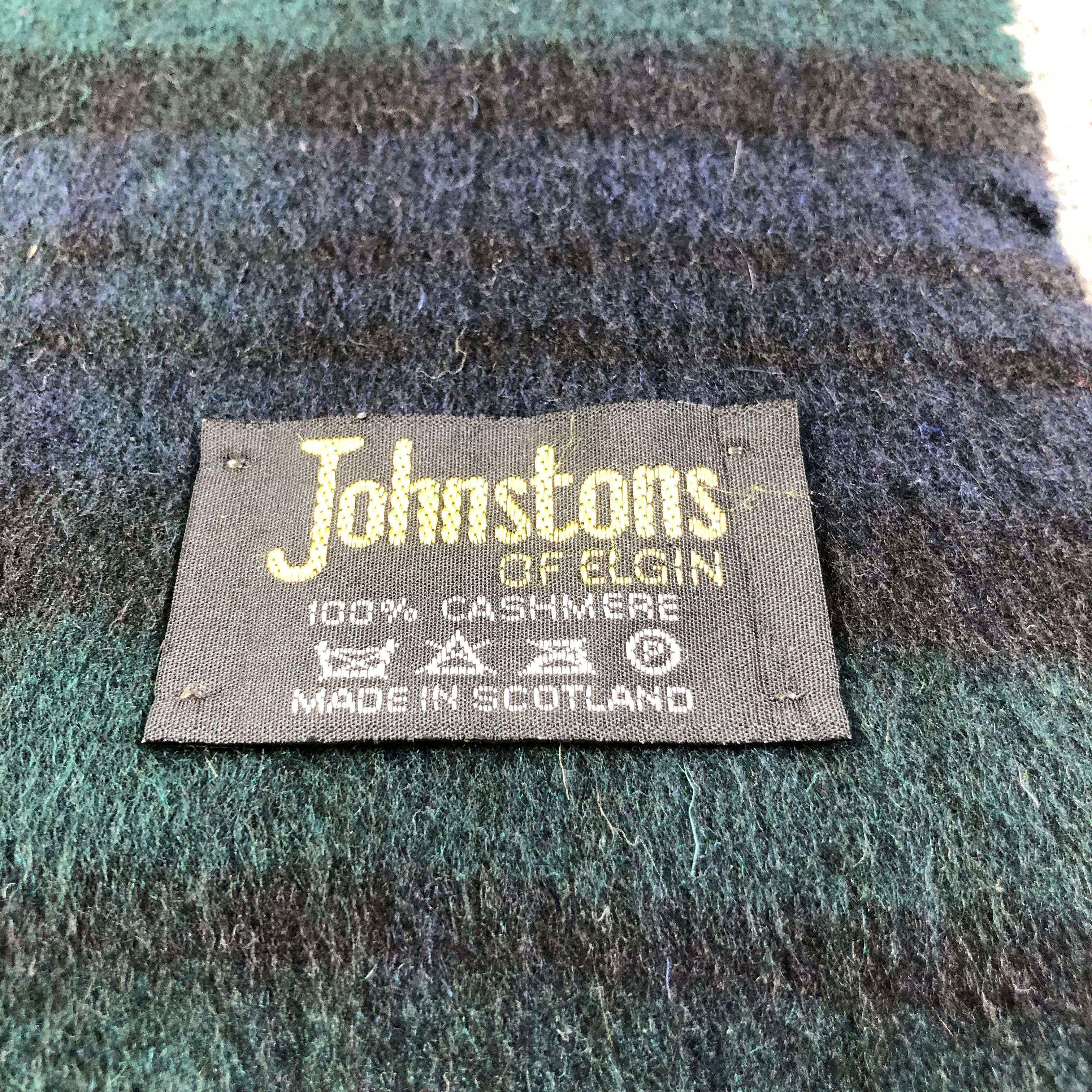 Johnstons Of Elgin Johnstons of Elgin Tartan Cashmere Scarf Muffler V1369 Size ONE SIZE - 4 Thumbnail