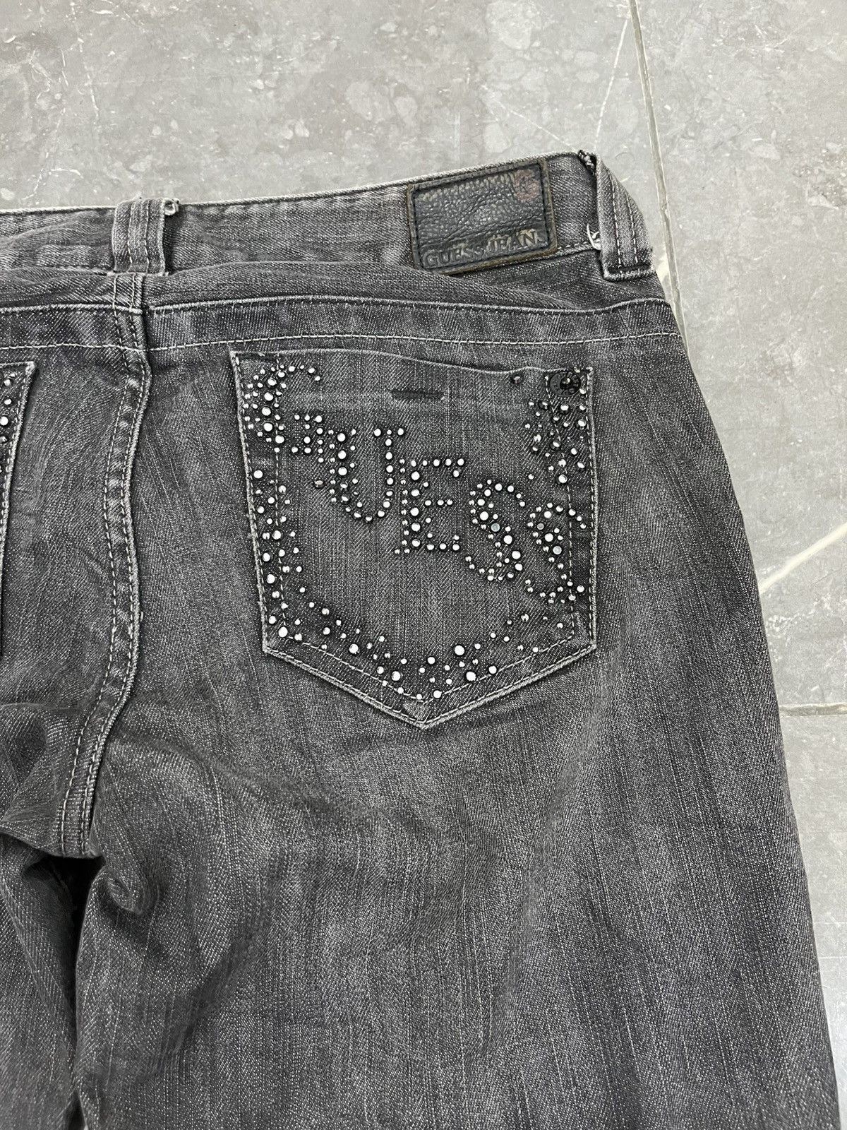 Guess GUEES FLARED JEANS Y2K STYLED Size 29" - 9 Thumbnail