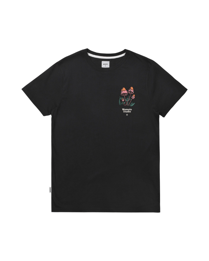 Wemoto BNWT Wemoto - Mushroom Tee - Printed Black T-Shirt - Large Size US L / EU 52-54 / 3 - 2 Thumbnail