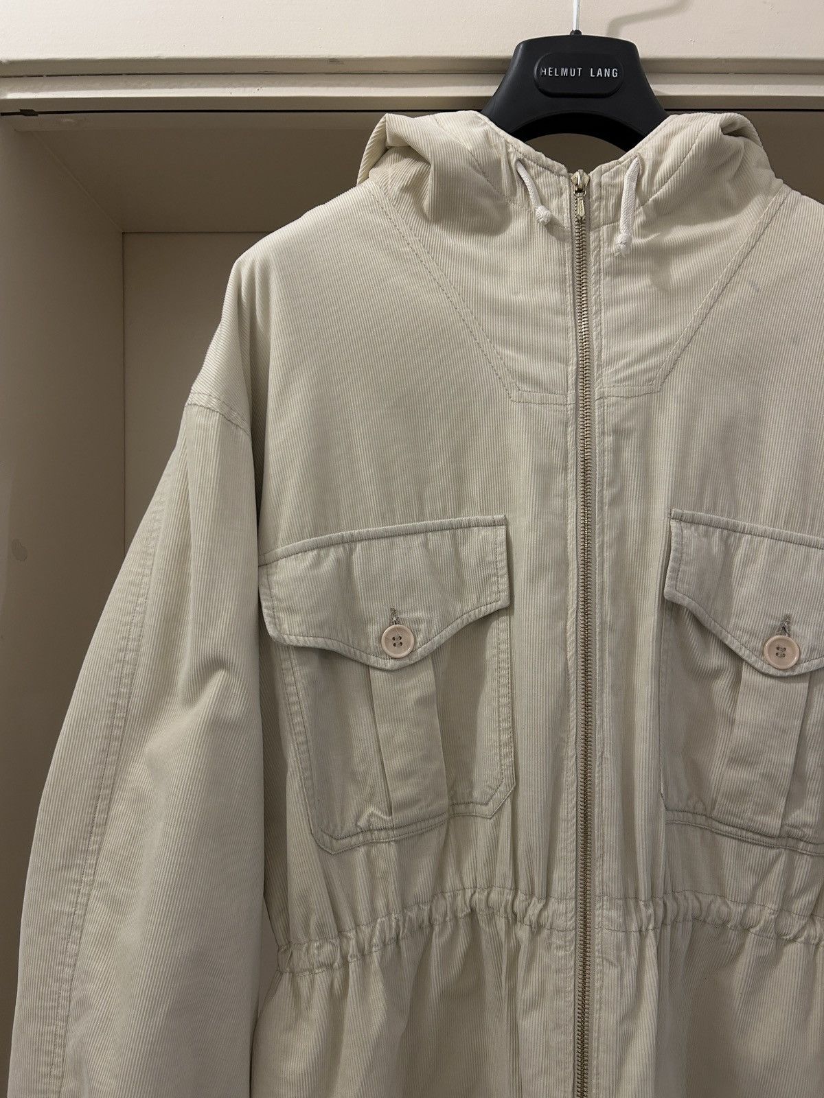 Helmut Lang Helmut Lang 1997 cord hooded utility jacket Size US M / EU 48-50 / 2 - 3 Thumbnail