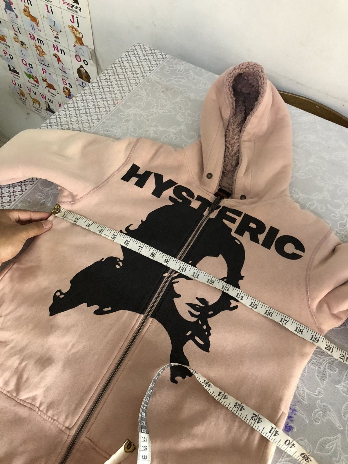 Hysteric Glamour Rare🔥 Vintage Hysteric Glamour Big Logo Distressed Hoodie Size M / US 6-8 / IT 42-44 - 22 Thumbnail