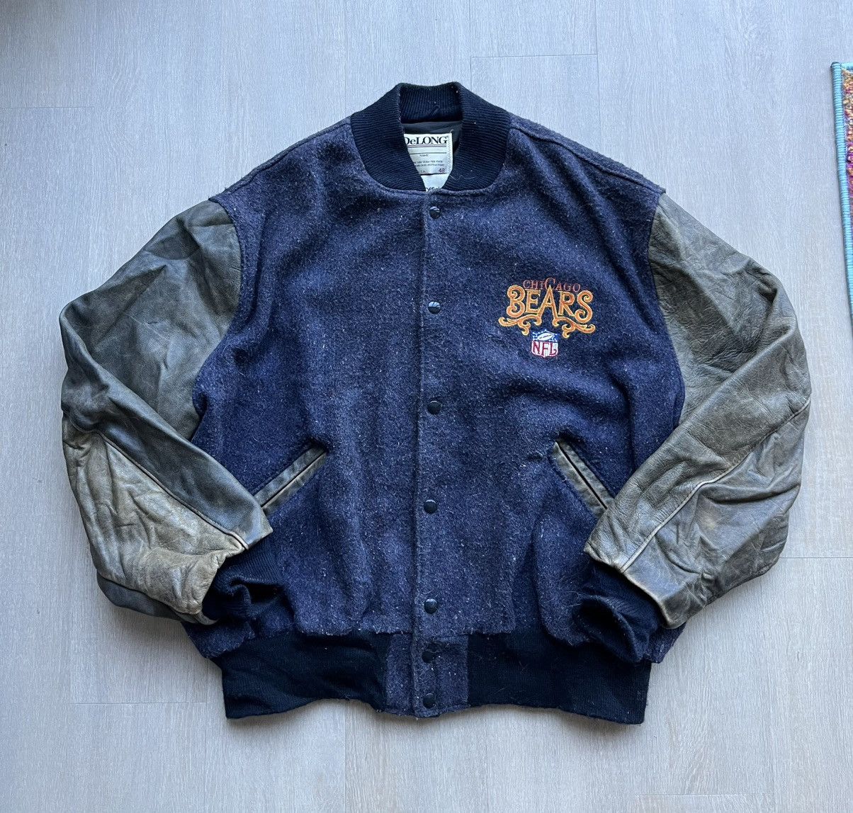 Carhartt Vintage Chicago Bears letterman jacket Medium Size US M / EU 48-50 / 2 - 2 Thumbnail