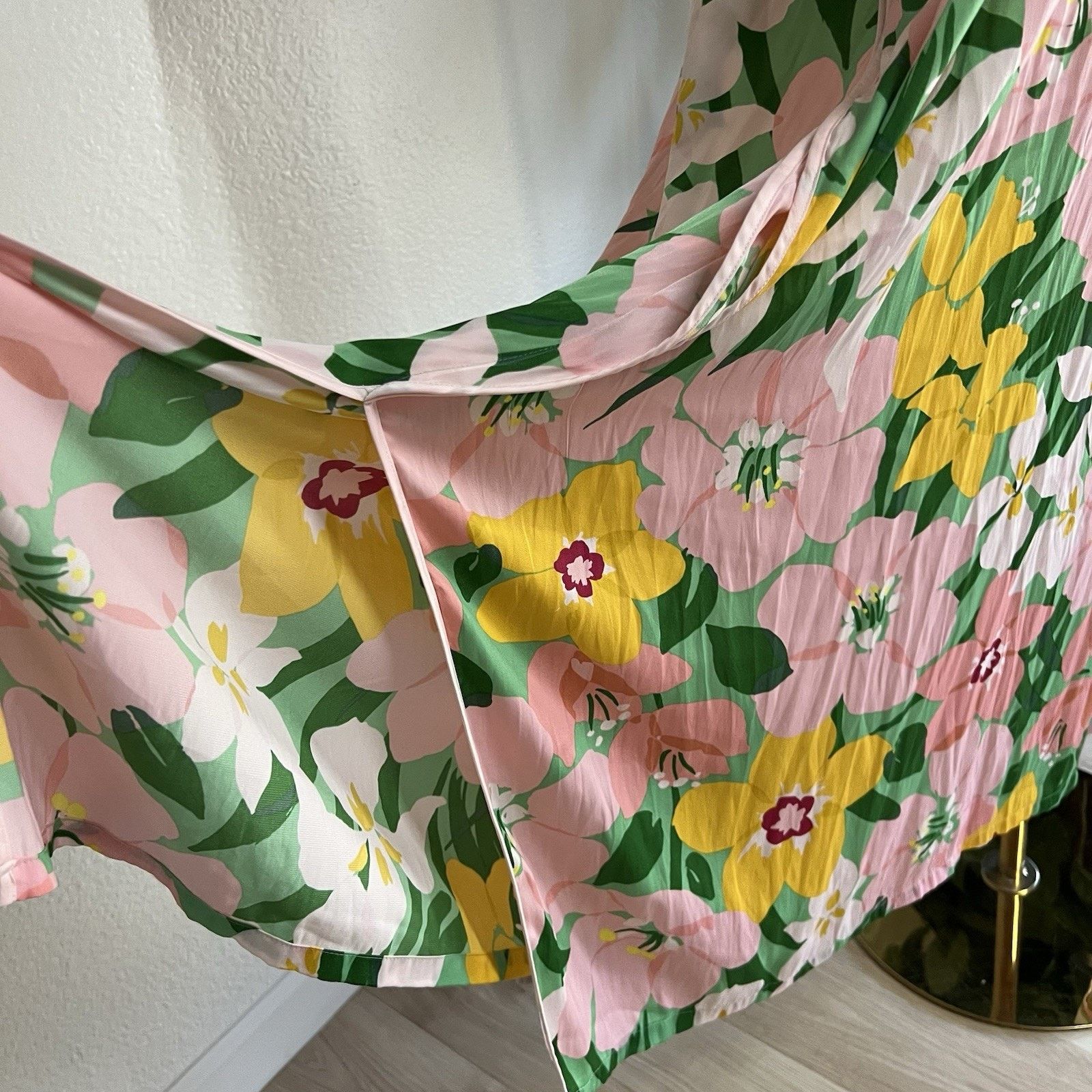 Kate Spade KATE SPADE Caftan Dress L/XL Painterly Petals Floral Muumuu Size XL / US 12-14 / IT 48-50 - 4 Thumbnail