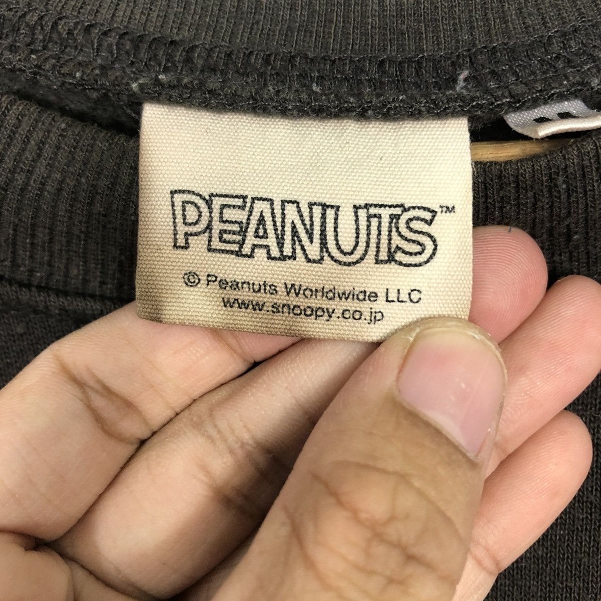 Peanuts 🔥VINTAGE SWEATSHIRT SNOOPYPEANUTS BIG LOGO OVER PRINT Size US M / EU 48-50 / 2 - 15 Thumbnail