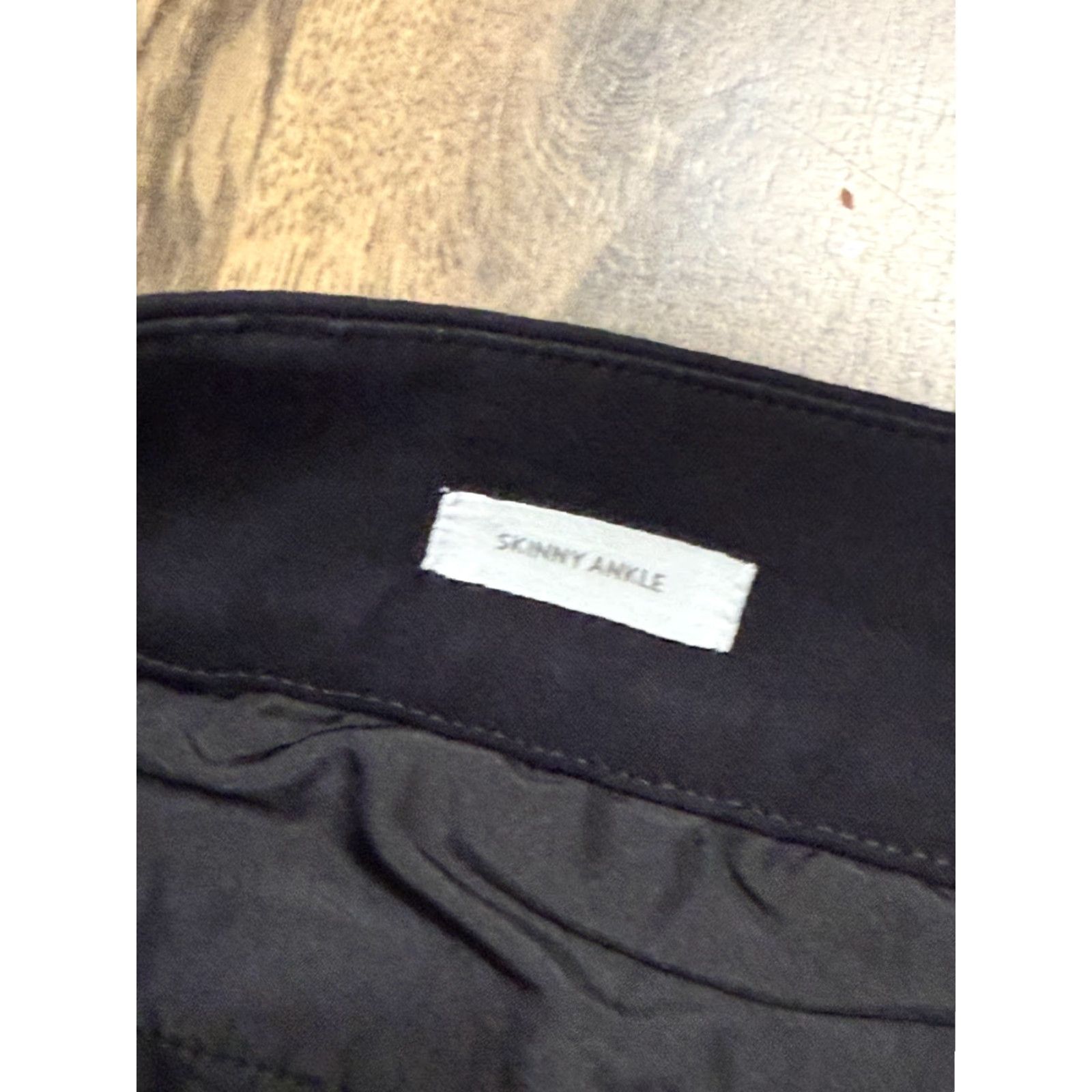 Ann Taylor LOFT Pants Women Size 2 Black Skinny Ankle Flat Front Casual Pants - Regular Inseam 26 in Size 26" / US 2 / IT 38 - 6 Thumbnail