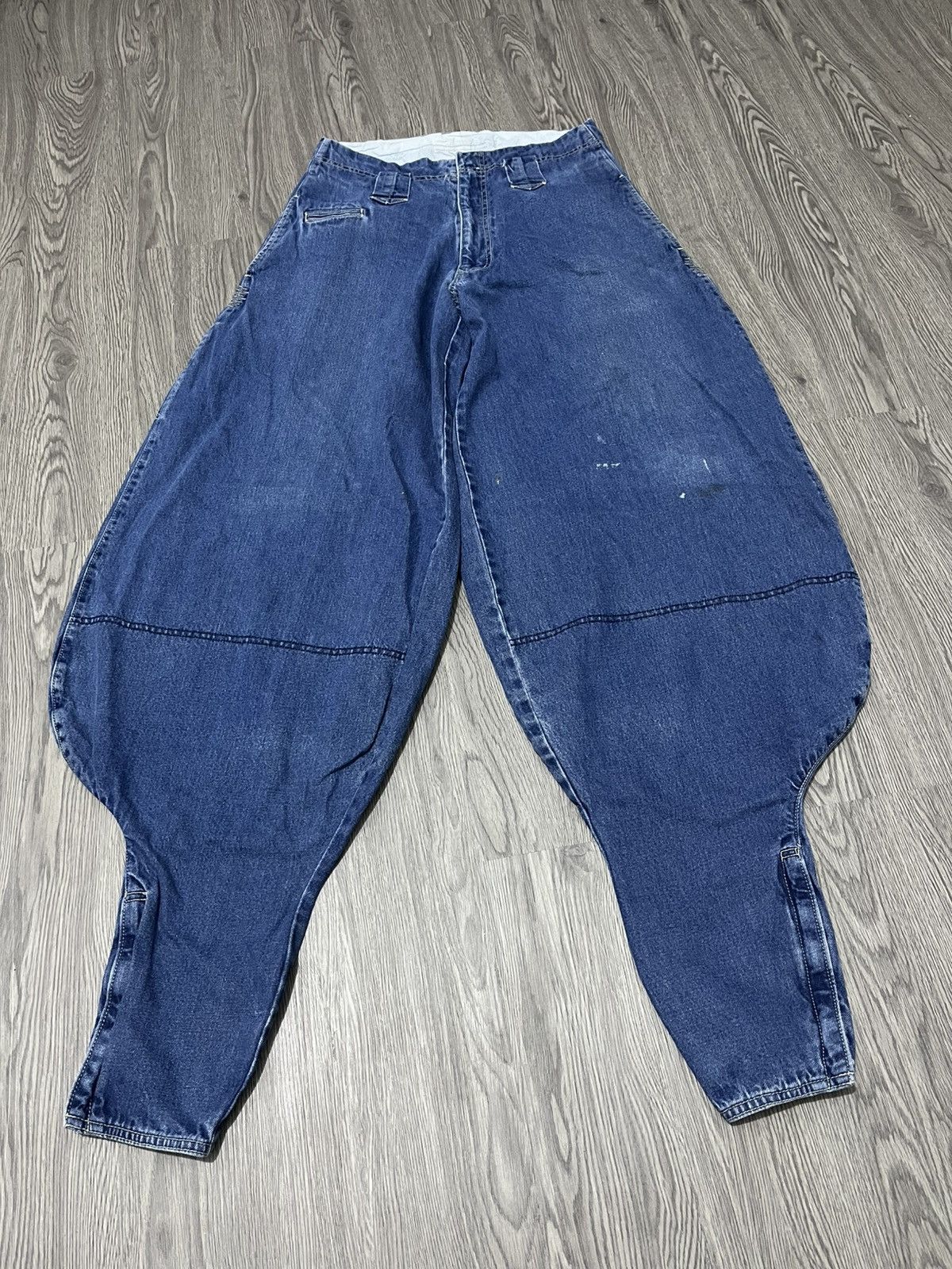 Japanese Brand Gin Washi BallonTobi Pants Jeans Size US 32 / EU 48 - 3 Thumbnail
