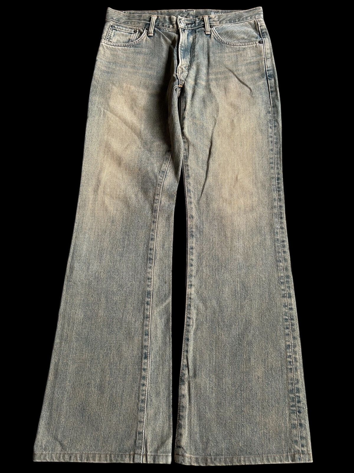 Japanese Brand × Kapital × Vintage Flare Edwin Rusty Distressed Denim Jeans Size US 32 / EU 48 - 2 Thumbnail
