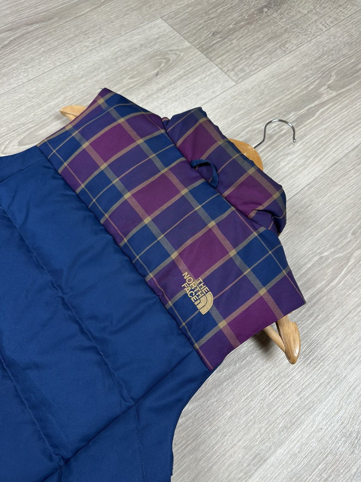 The North Face The North Face Vest Down 550 Plaid Purple Puffer Jacket Size S / US 4 / IT 40 - 6 Thumbnail