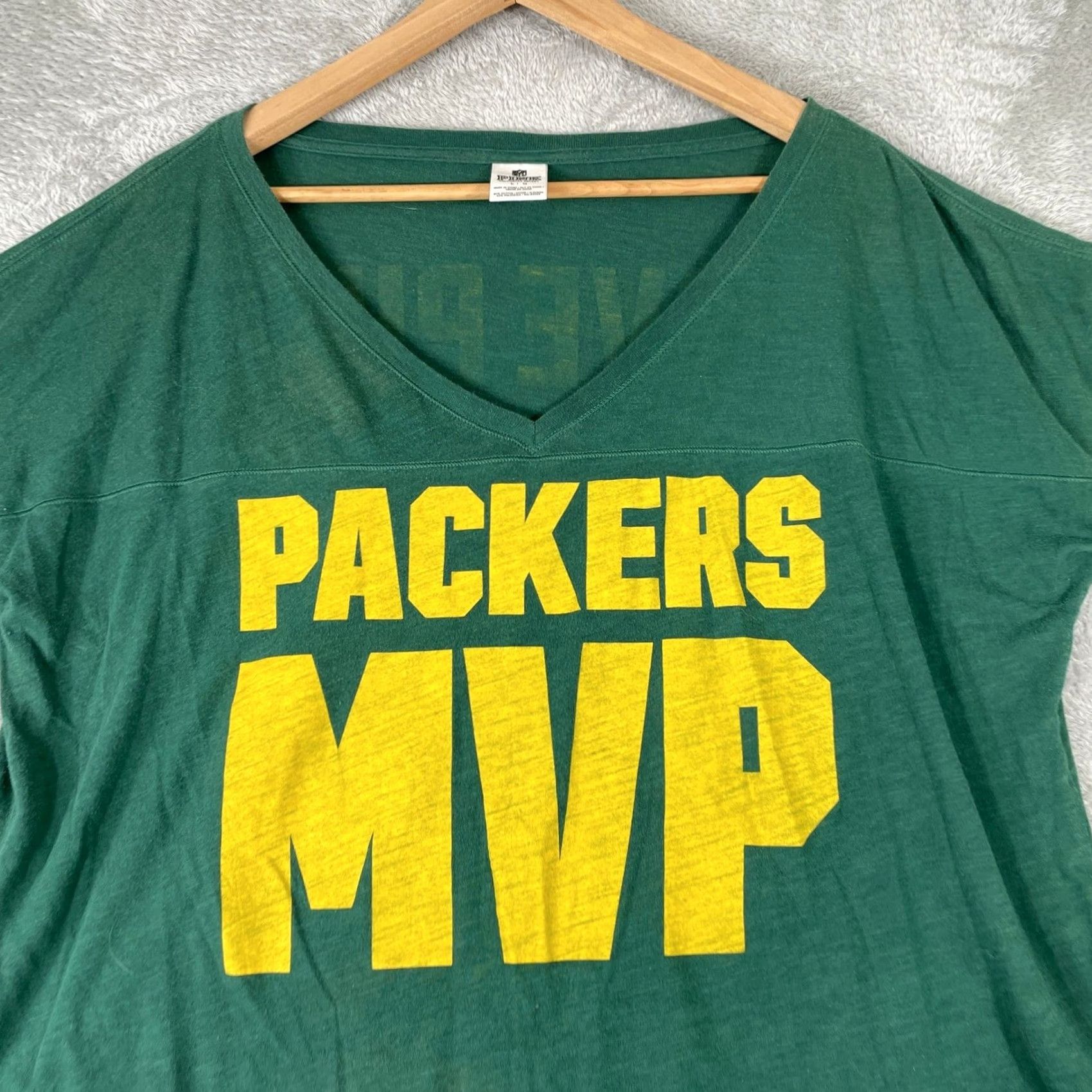 Vintage PINK Victoria's Secret NFL Shirt Womens L Green Packers MVP Tee Baggy Y2K Size L / US 10 / IT 46 - 4 Thumbnail