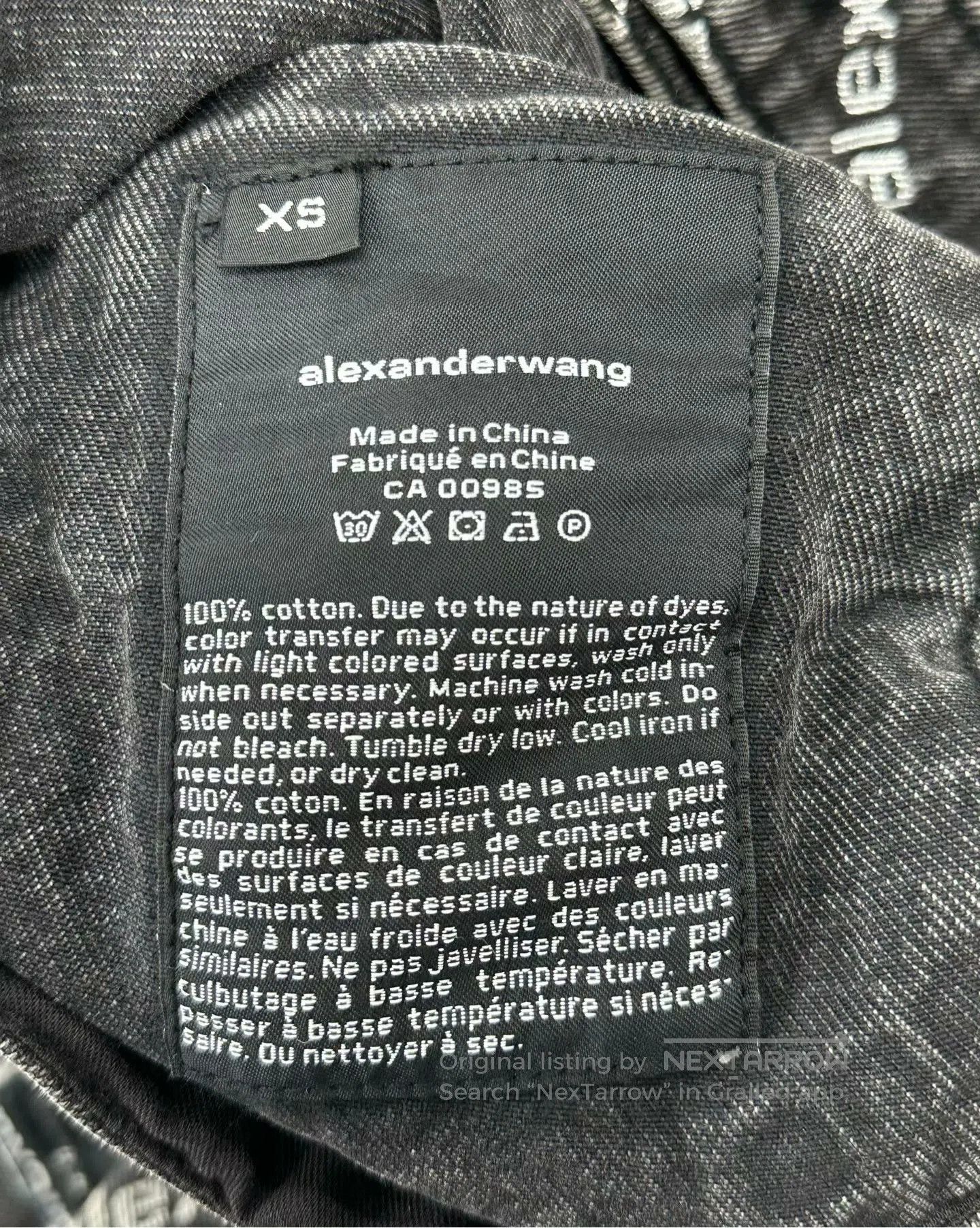 Alexander Wang Alexander Wang Black Bullet Print Denim Jacket| Size US XS / EU 42 / 0 - 4 Thumbnail