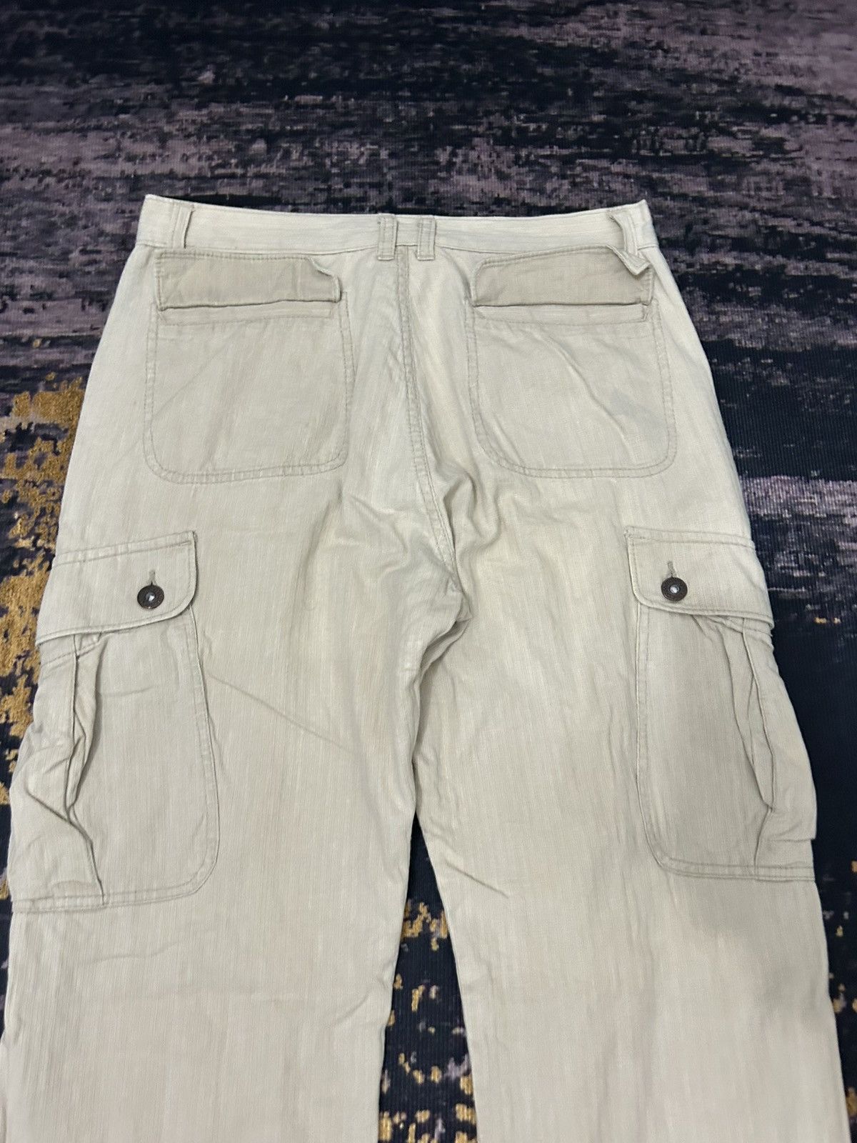 Takeo Kikuchi Vintage Takeo Kikuchi Herringbone Cargo Pants Size US 30 / EU 46 - 8 Thumbnail