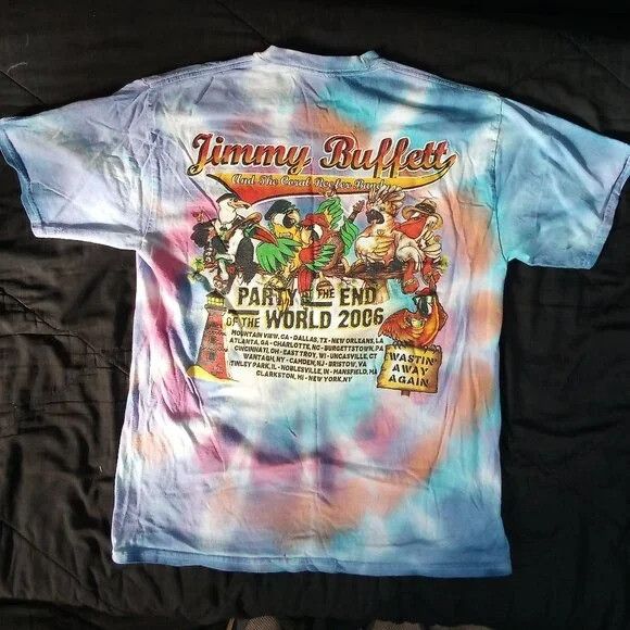 Band Tees Jimmy Buffett Party At The End Of The World Tour T-Shirt Size US L / EU 52-54 / 3 - 5 Thumbnail
