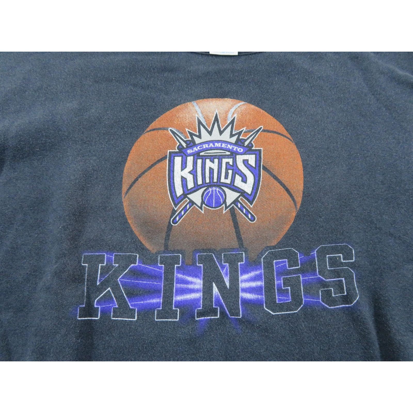 Delta Sacramento Kings Basketball Black Sweatshirt XL-2XL? 90s Size US XL / EU 56 / 4 - 2 Thumbnail