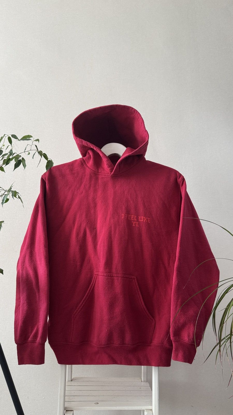 Gildan I Feel Like Pablo Faded Logo Baggy Hoodie Kanye West Size US S / EU 44-46 / 1 - 1 Thumbnail
