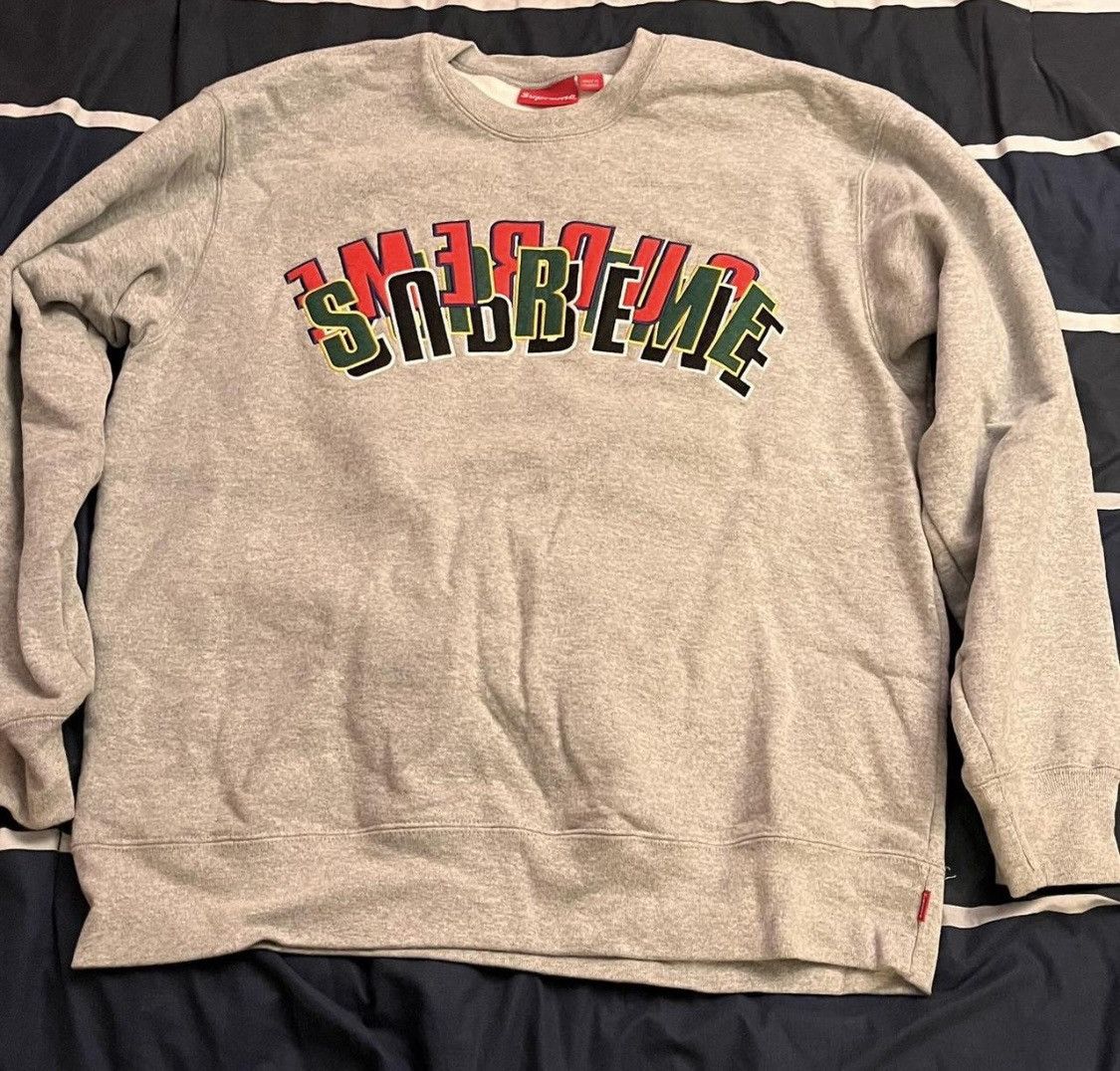 Supreme Stacked Crewneck (SS21) - $158
