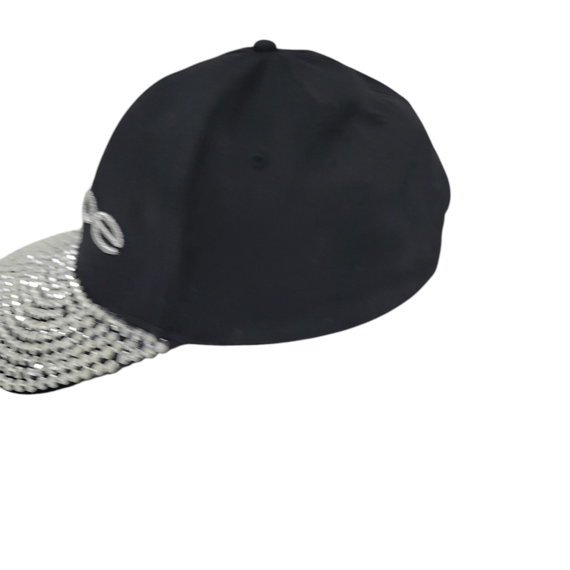 Bebe Bebe Rhinestone Crystal Sparkle Baseball Hat Cap One Size Size ONE SIZE - 4 Thumbnail
