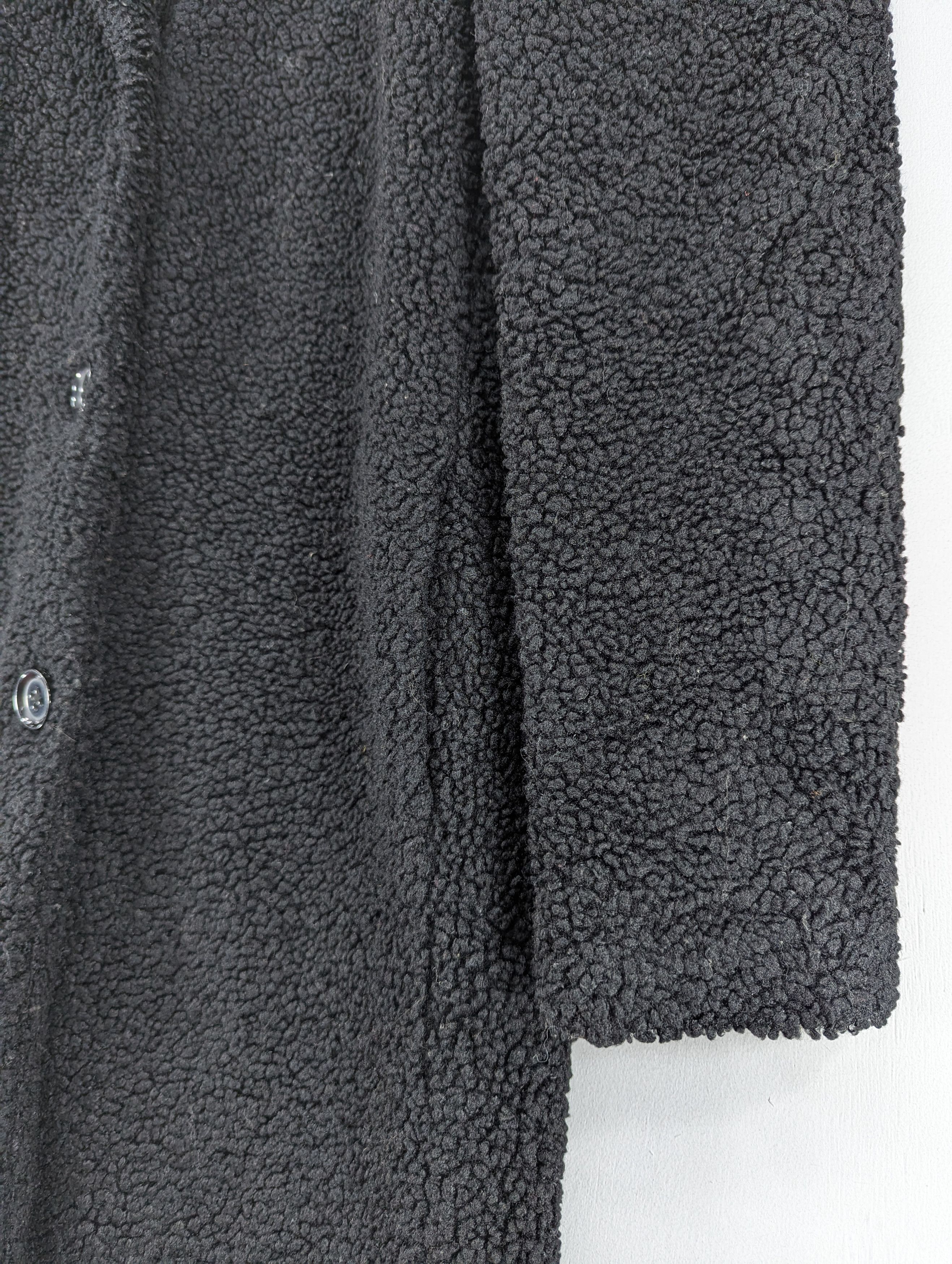 Armani Exchange Armani Exchange Teddy Black Coat Jacket Size XS / US 0-2 / IT 36-38 - 5 Thumbnail