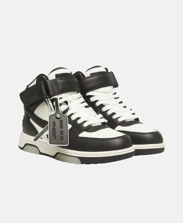 Off-White Out of Office Mid Top Lea Sneakers | Grailed