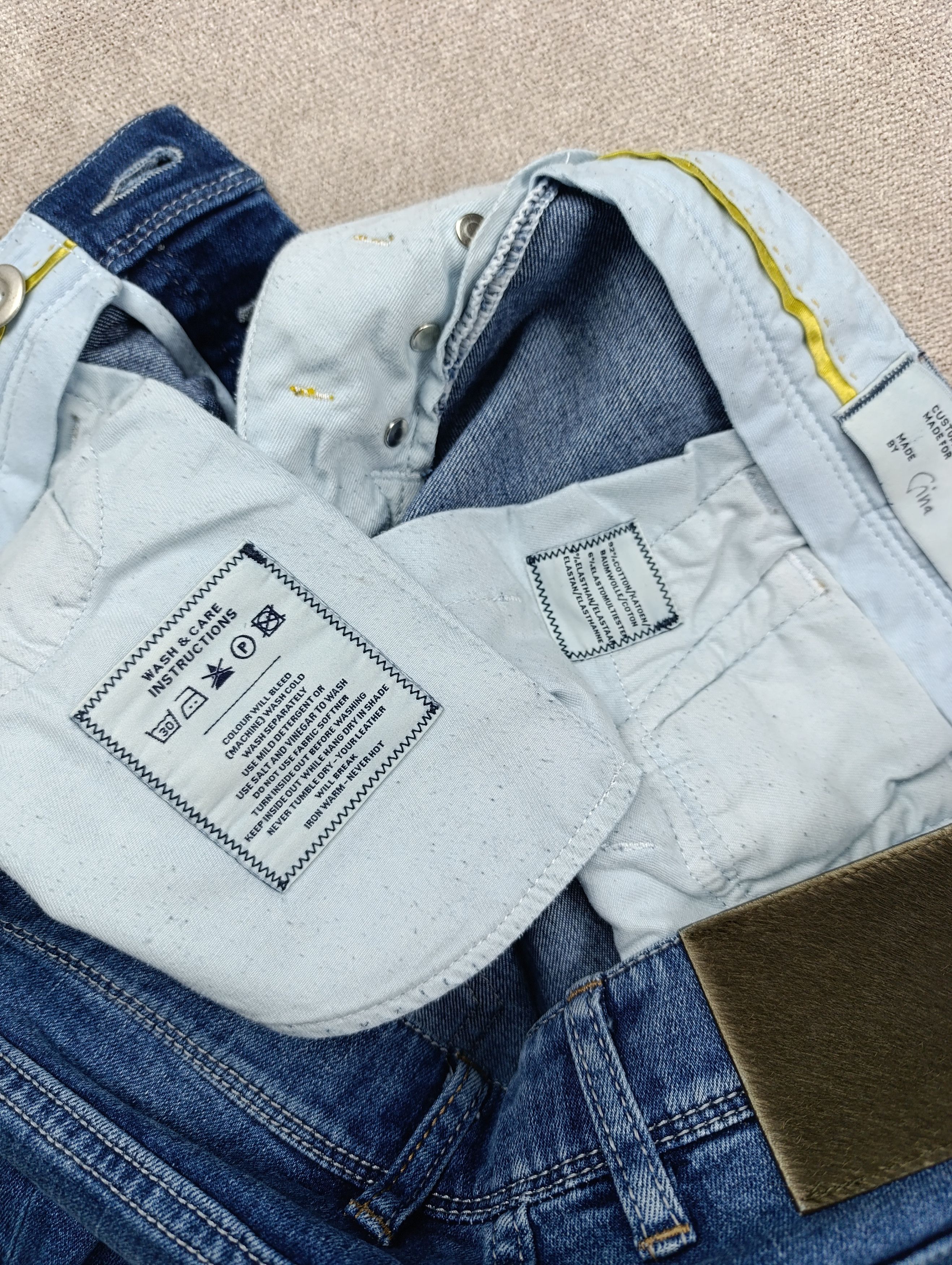 CUSTOM MADE JEANS CANDIANI DENIM MENS SLIM FIT