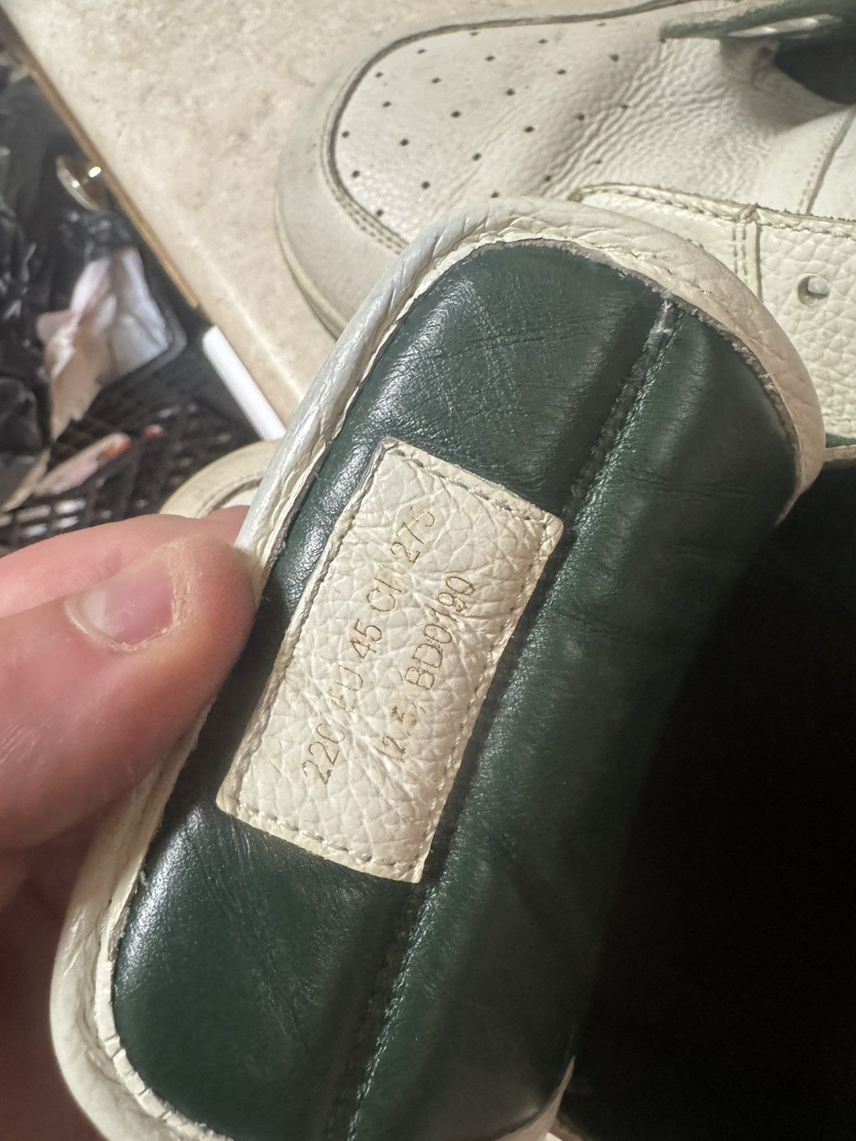 Acne Studios Acne Studios LowTop Pop Sneakers - Size 45 - White/Green Size US 12 / EU 45 - 13 Thumbnail