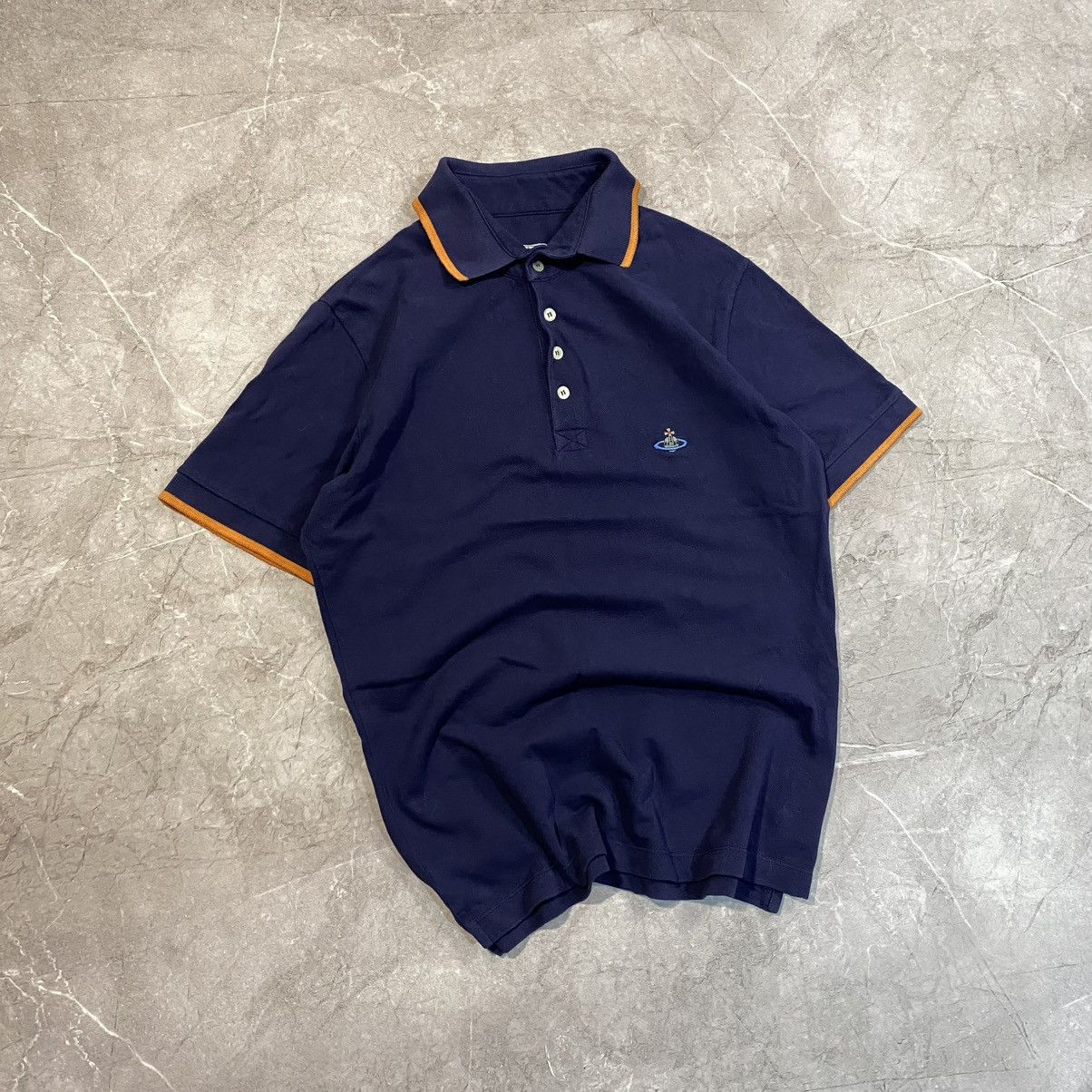 Vivienne Westwood VINTAGE VIVIENNE WESTWOOD POLO TEE SMALL LOGO Size US L / EU 52-54 / 3 - 1 Thumbnail