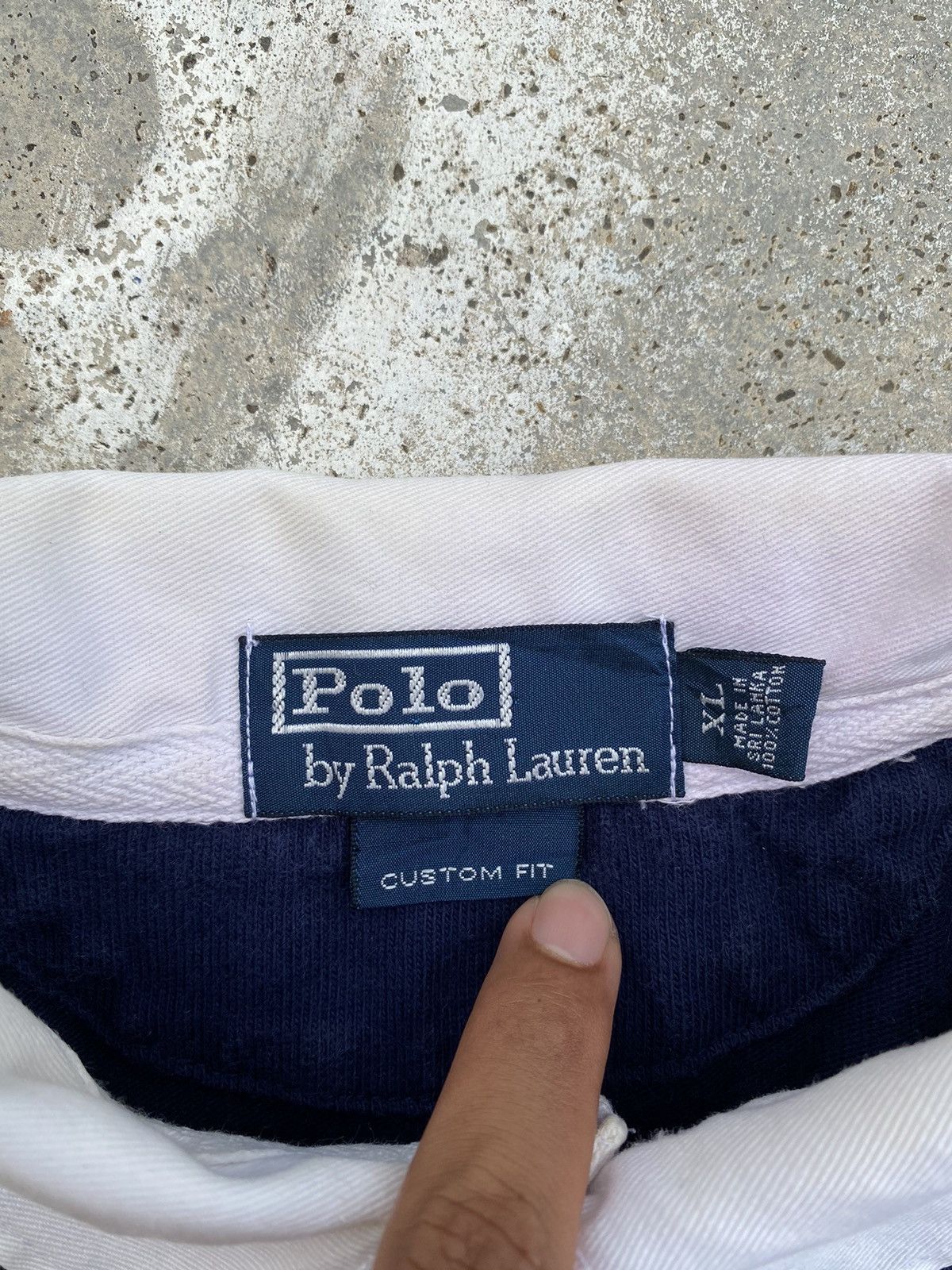 Polo Ralph Lauren Vintage Polo Ralph Lauren Rugby Long Sleeve polo shirt Size US L / EU 52-54 / 3 - 5 Thumbnail