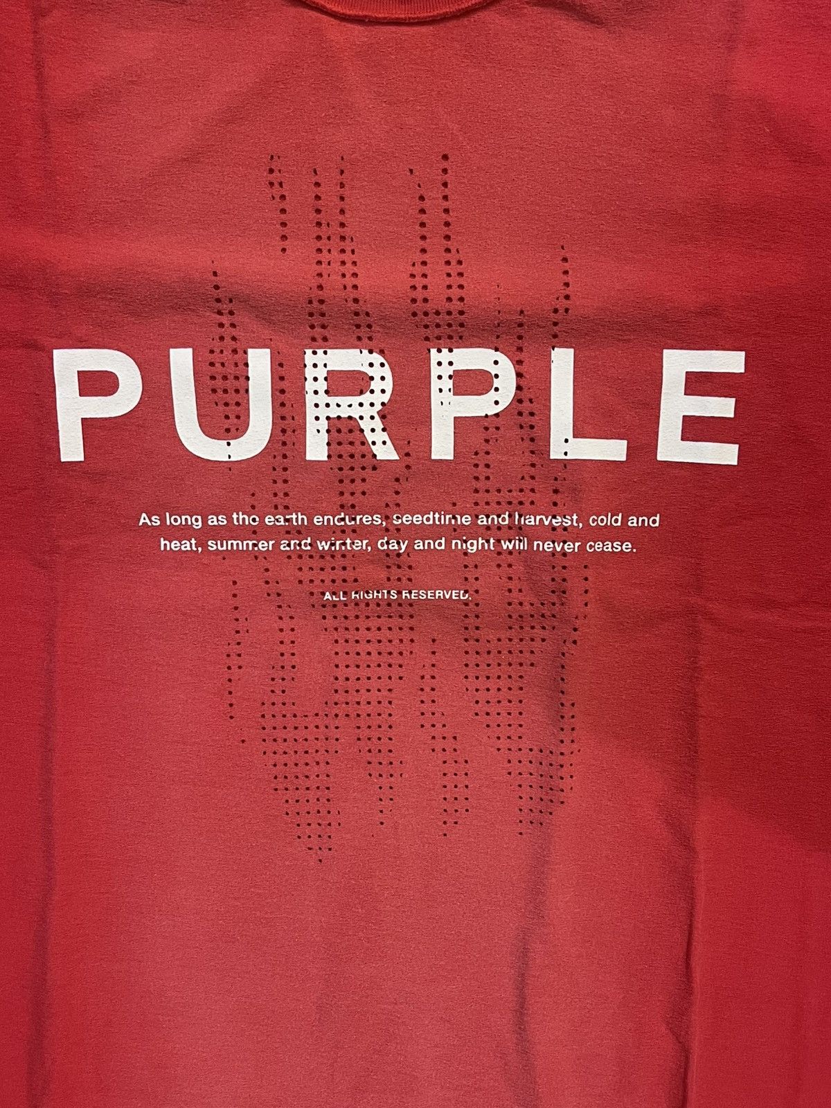 Purple Brand Red medium perforated design nwt Size US M / EU 48-50 / 2 - 3 Thumbnail