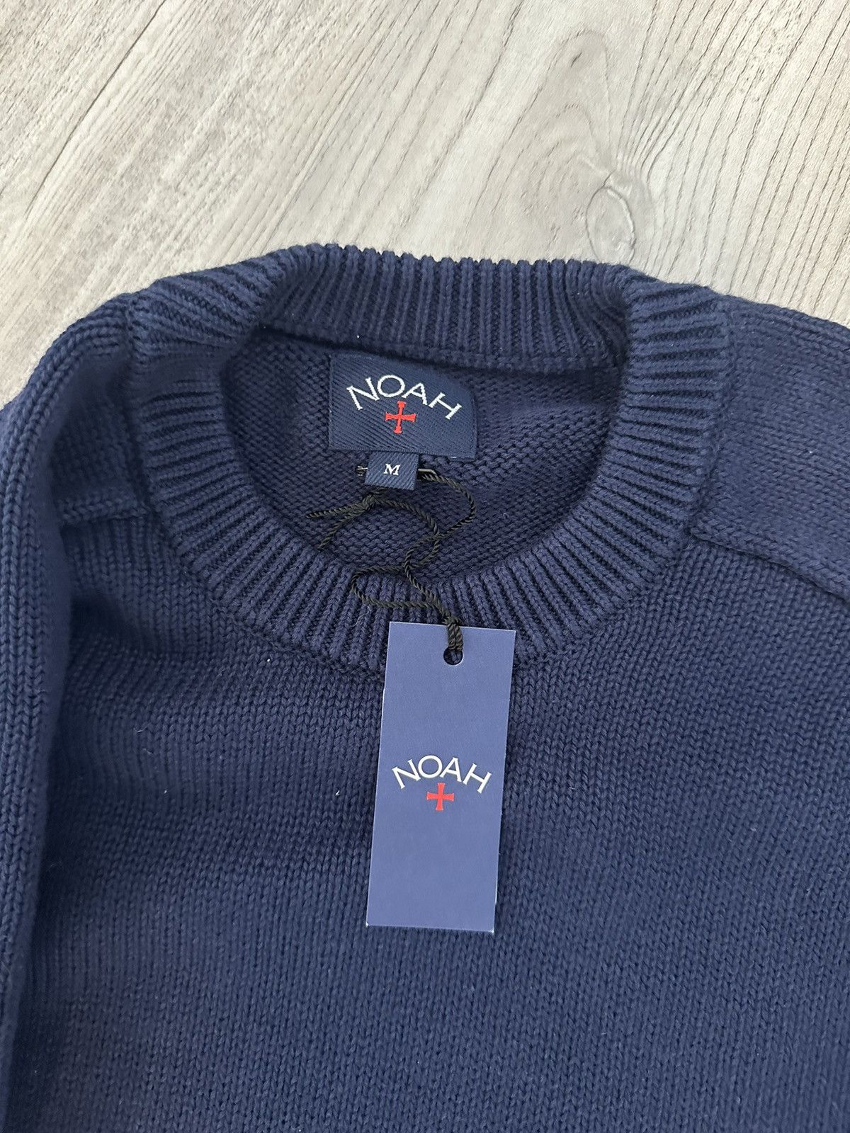 Noah Noah Navy Crewneck Cotton Sweater Size US M / EU 48-50 / 2 - 6 Thumbnail