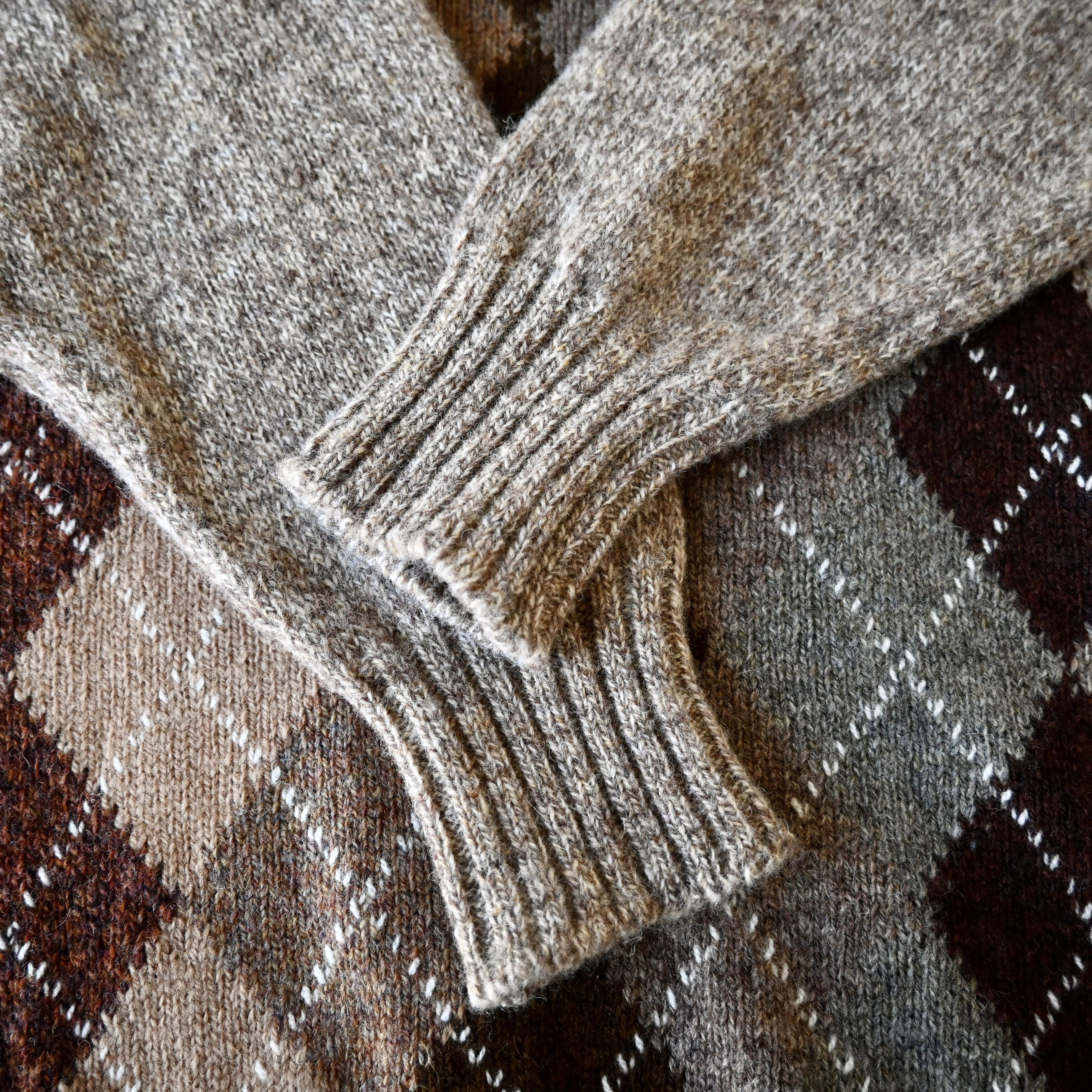 Other John Tulloch multi-argyle pure wool sweater made in Scotland Size US M / EU 48-50 / 2 - 12 Thumbnail
