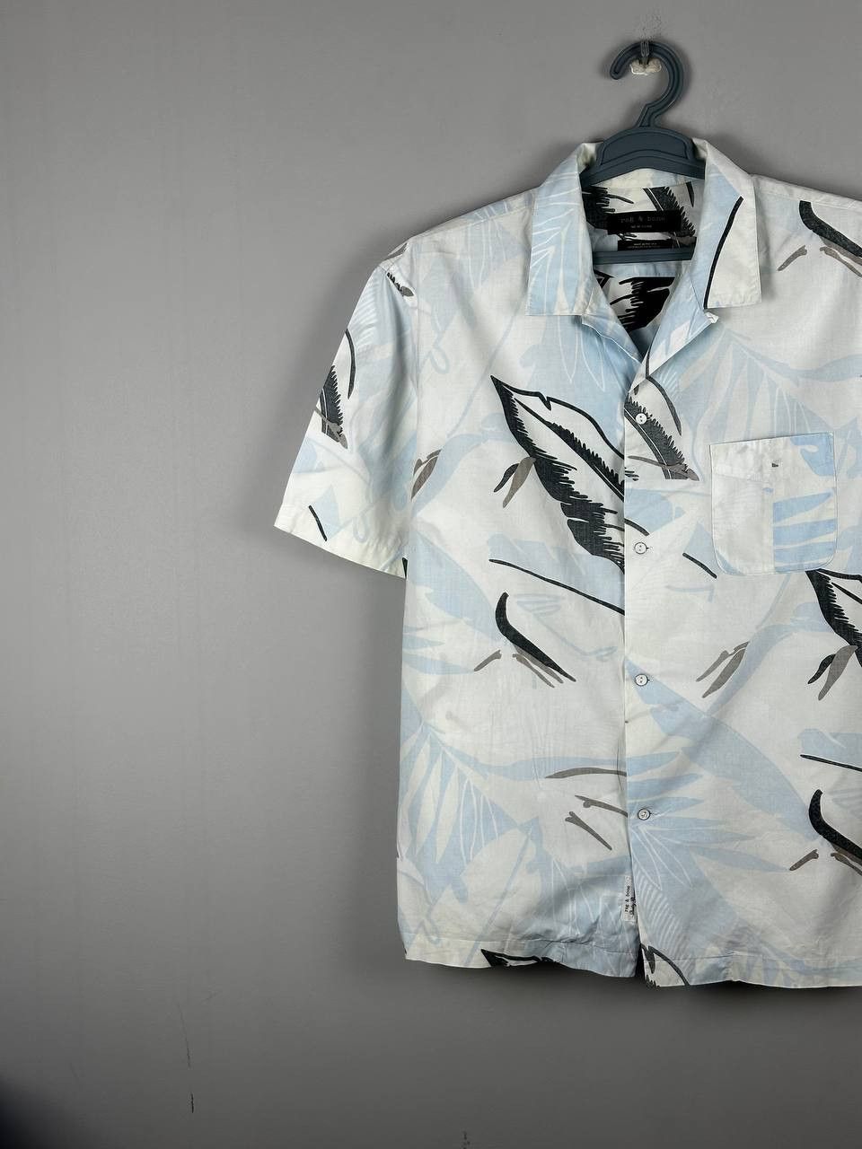 Rag & Bone Rag & Bone Summer Camp Collar Floral Print Hawaii Shirt Size US M / EU 48-50 / 2 - 2 Thumbnail