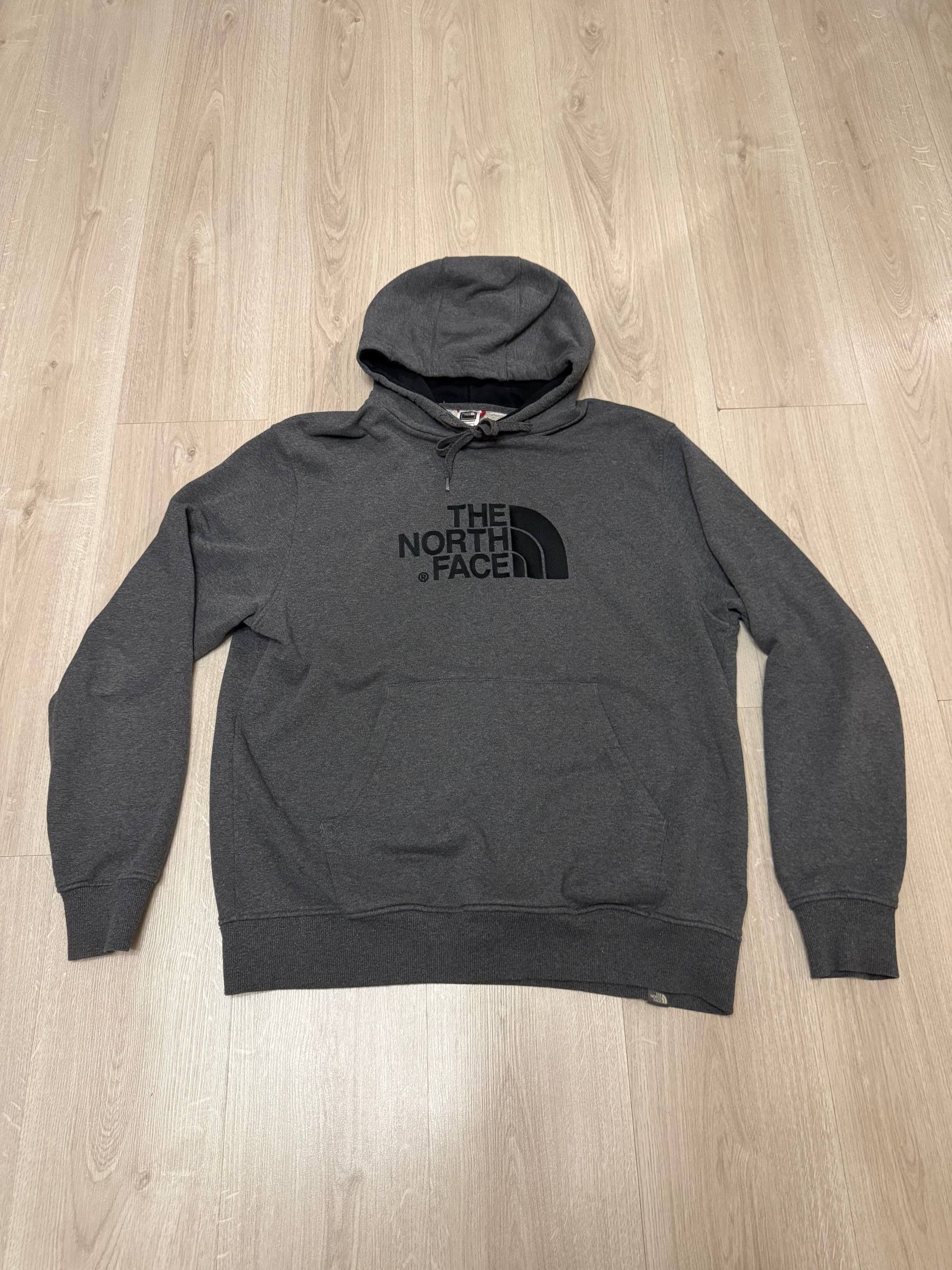 The North Face The North Face Sweatshirt Gray Pullover Hoodie Sweatshirt Size US XL / EU 56 / 4 - 1 Thumbnail