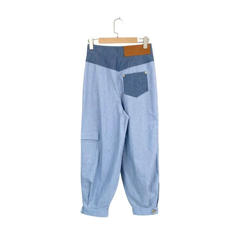 Loewe LOEWE Patch leather brand logo ankle pants Size 42" / US 20 - 2 Thumbnail