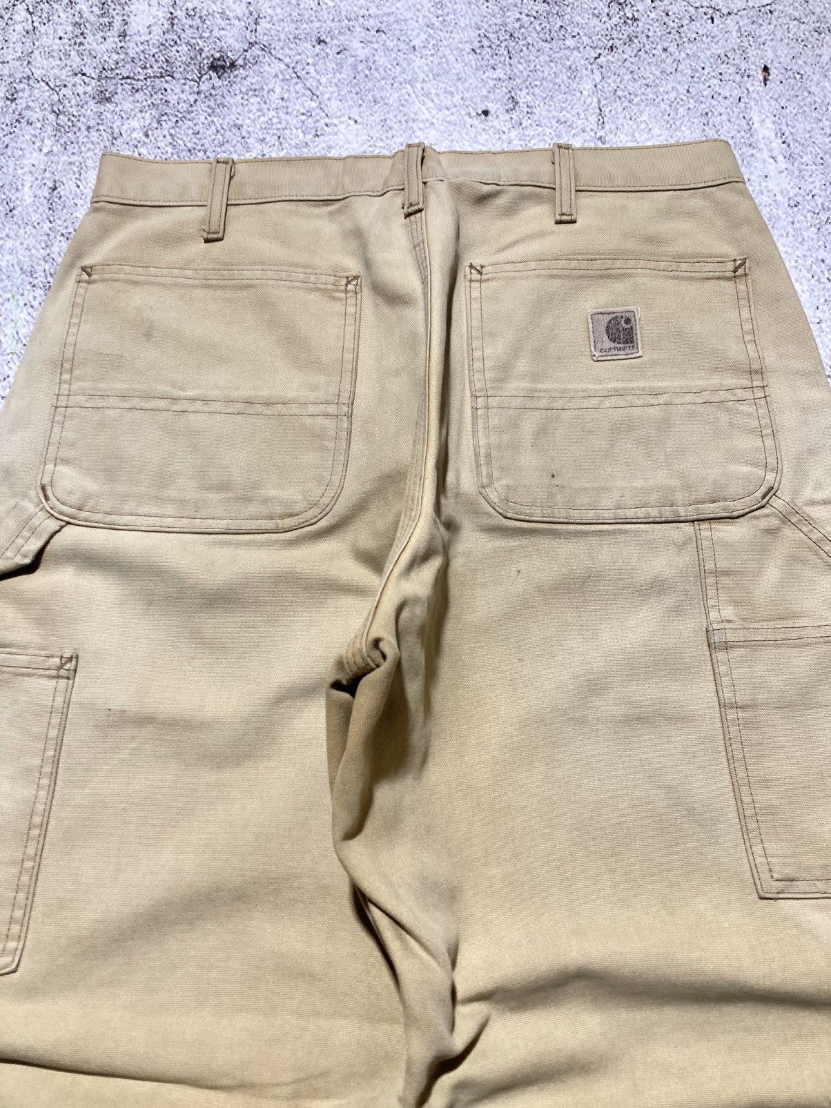 Carhartt 1990s Vintage Carhartt B11 BRN Carpenter Duck Pants Workwear Size US 32 / EU 48 - 3 Thumbnail