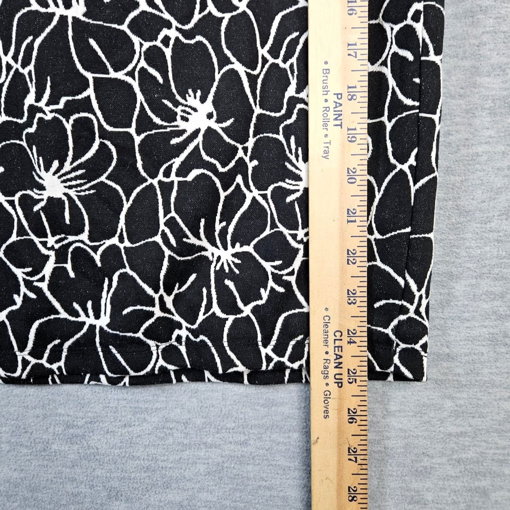 Anthropologie Maeve Anthropologie Women's Skirt L Knee Length Floral Lined Cotton Polyester Viscose White Ballad Colorful 90s? Size 36" / US 14 / IT 50 - 5 Thumbnail